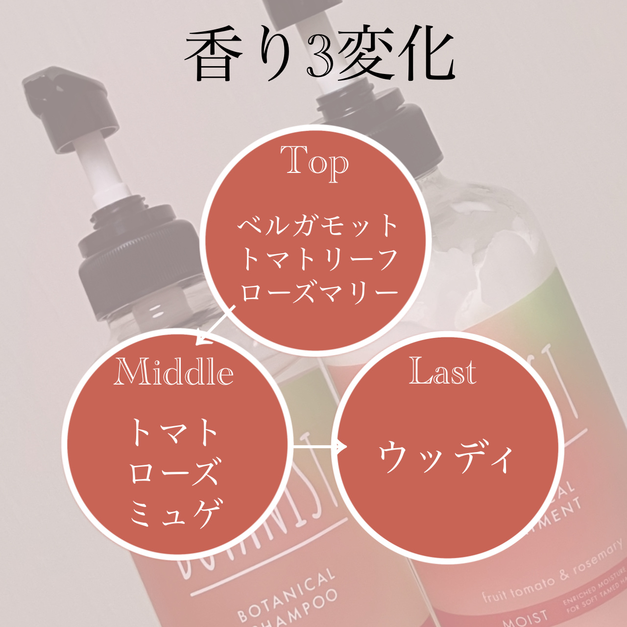 ボタニカルシャンプー/トリートメント（モイスト）フルーツトマト＆ローズマリーの香り/BOTANIST/シャンプー・コンディショナーを使ったクチコミ（3枚目）