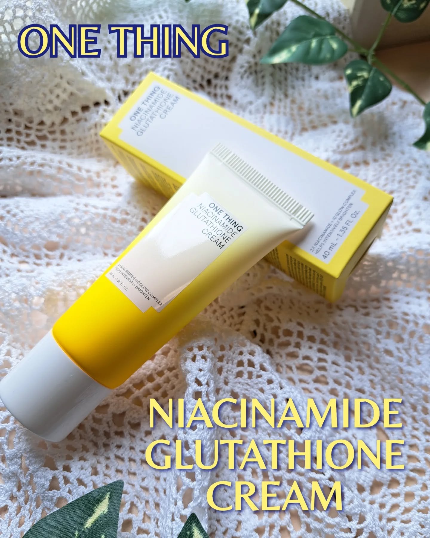 ナイアシンアミド グルタチオン クリーム/ONE THING/フェイスクリームを使ったクチコミ（1枚目）