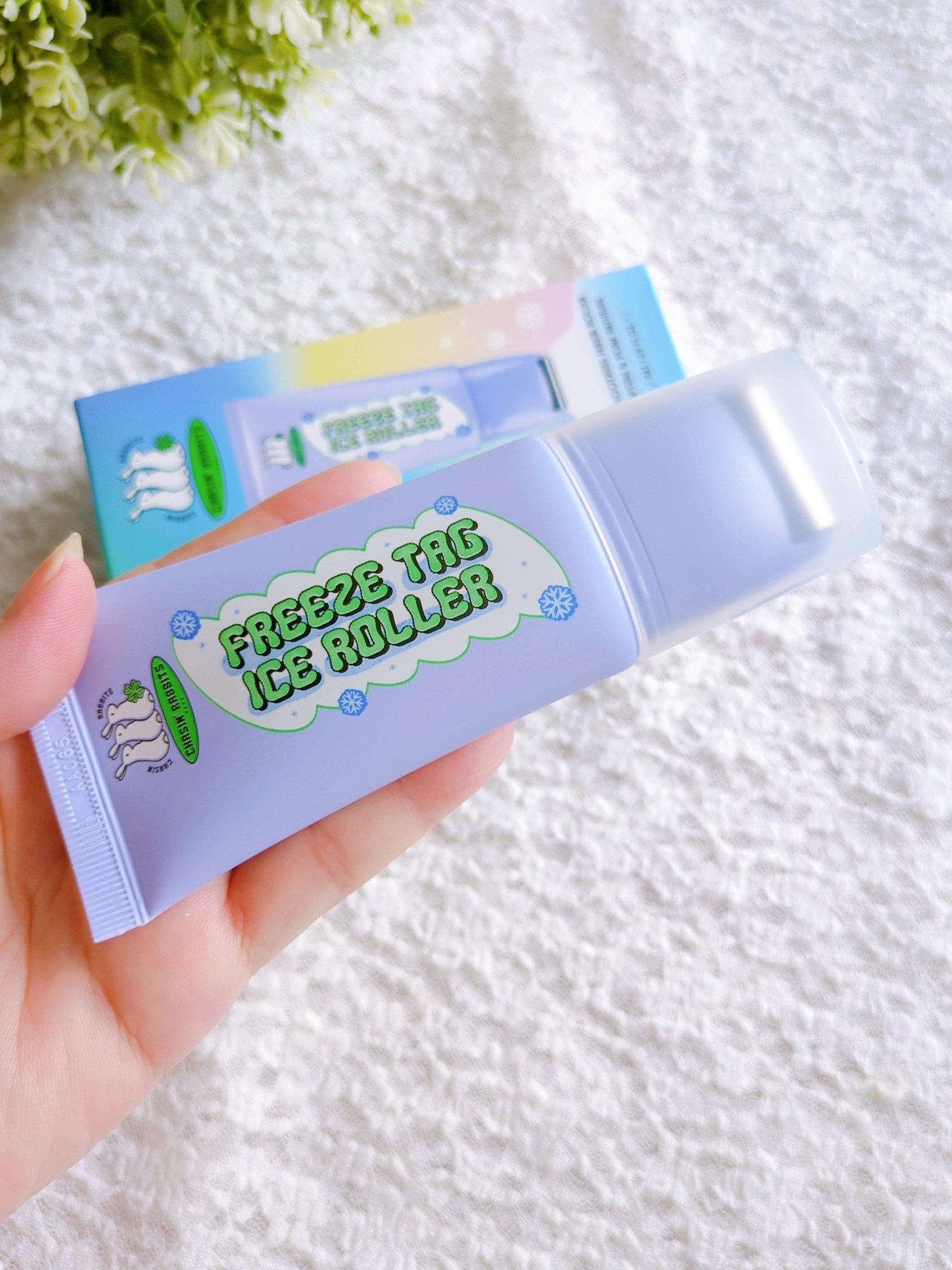 フリーズタグアイスローラー/CHASIN'RABBITS/美容液を使ったクチコミ（2枚目）