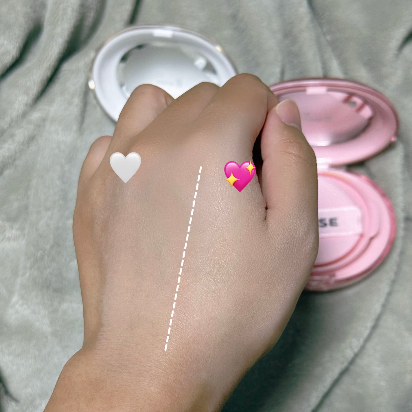 デューパワーヴィーガンクッション/AMUSE/クッションファンデーションを使ったクチコミ(5枚目)