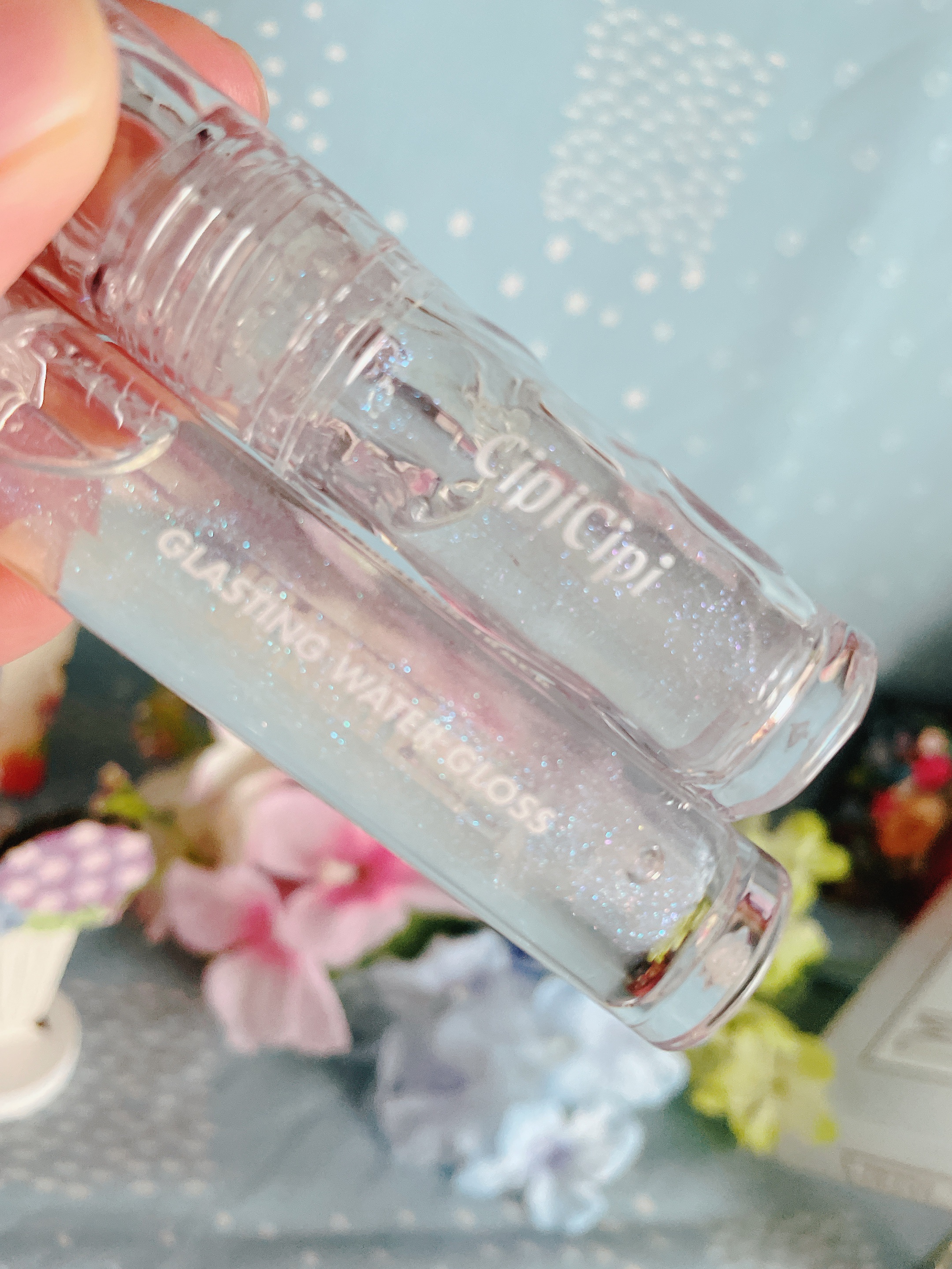 グラスティングウォーターグロス/rom&nd/リップグロスを使ったクチコミ（1枚目）