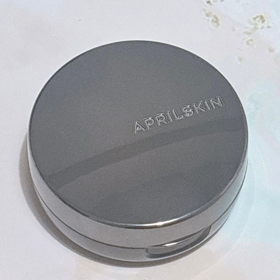 ハイパーカバーフィットクッション グラファイト/APRILSKIN/クッションファンデーションを使ったクチコミ(1枚目)