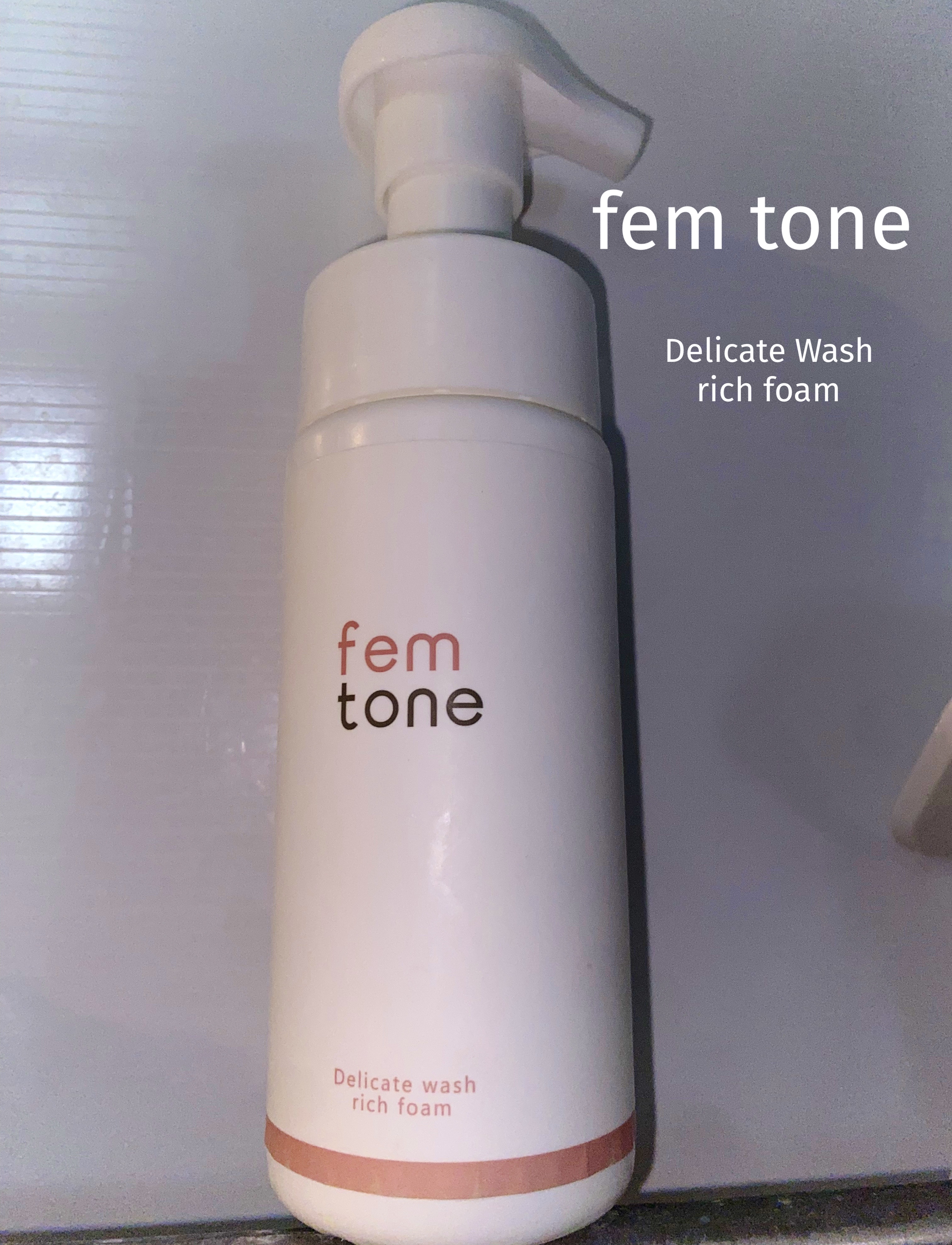 デリケートウォッシュ リッチフォーム/fem tone/デリケートゾーンケアを使ったクチコミ（1枚目）