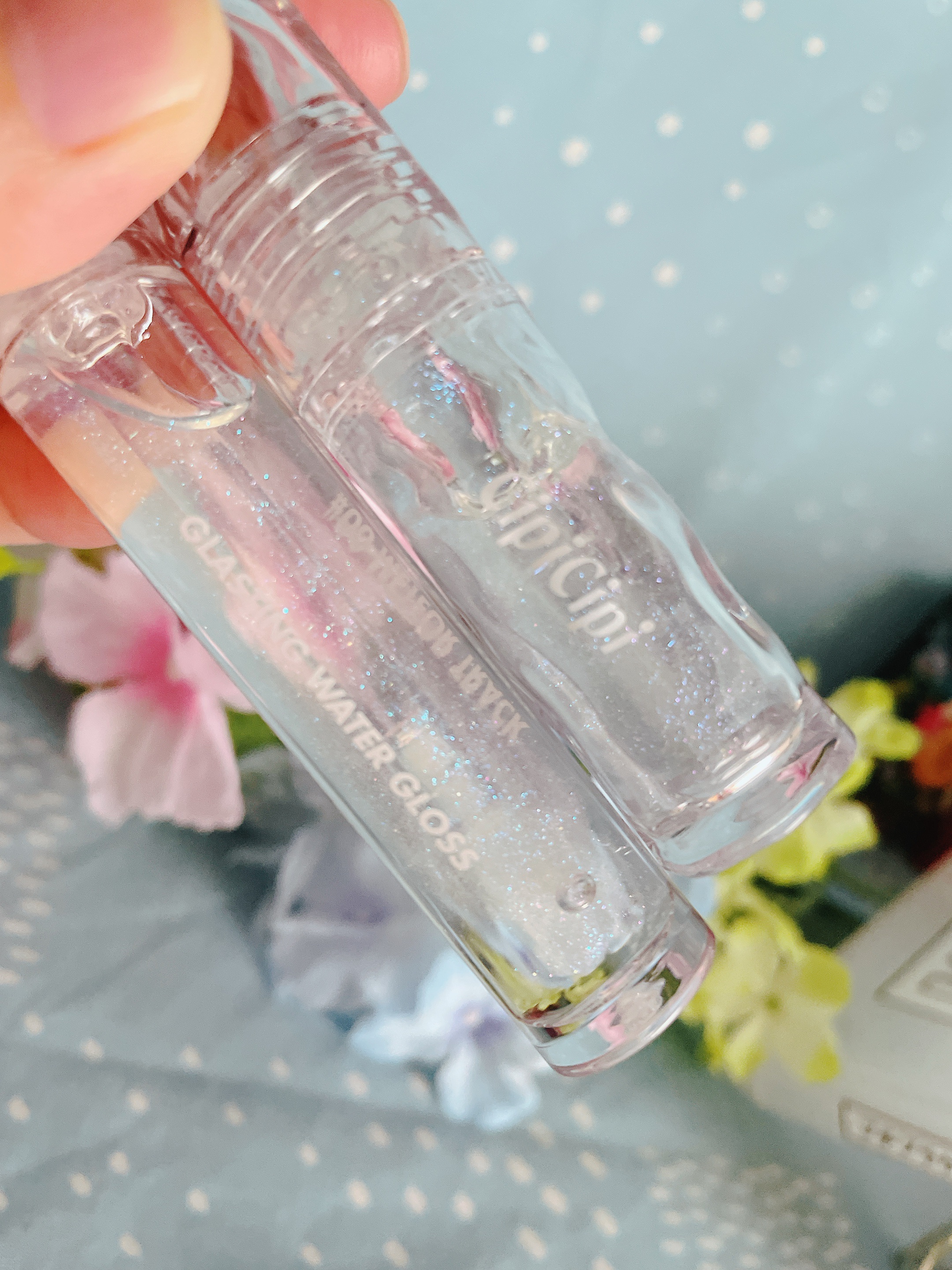 グラスティングウォーターグロス/rom&nd/リップグロスを使ったクチコミ（2枚目）