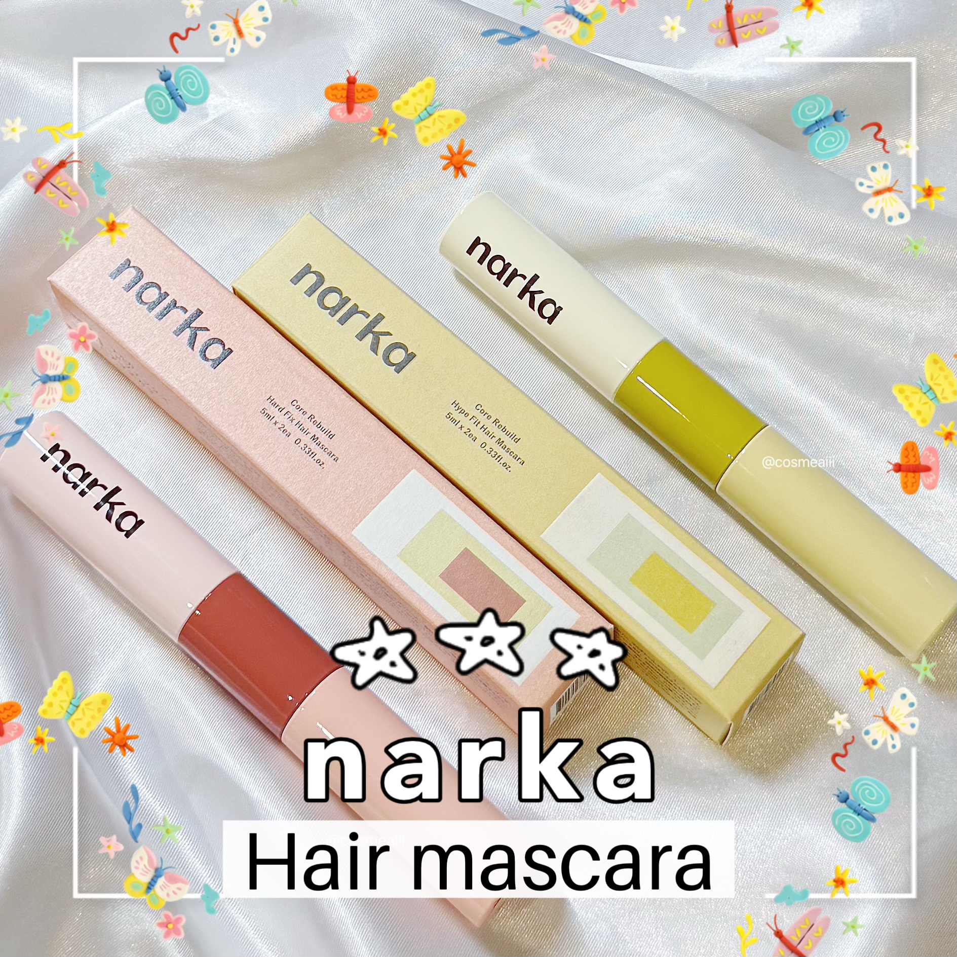 ハイプフィットヘアマスカラ/narka/その他スタイリングを使ったクチコミ（1枚目）