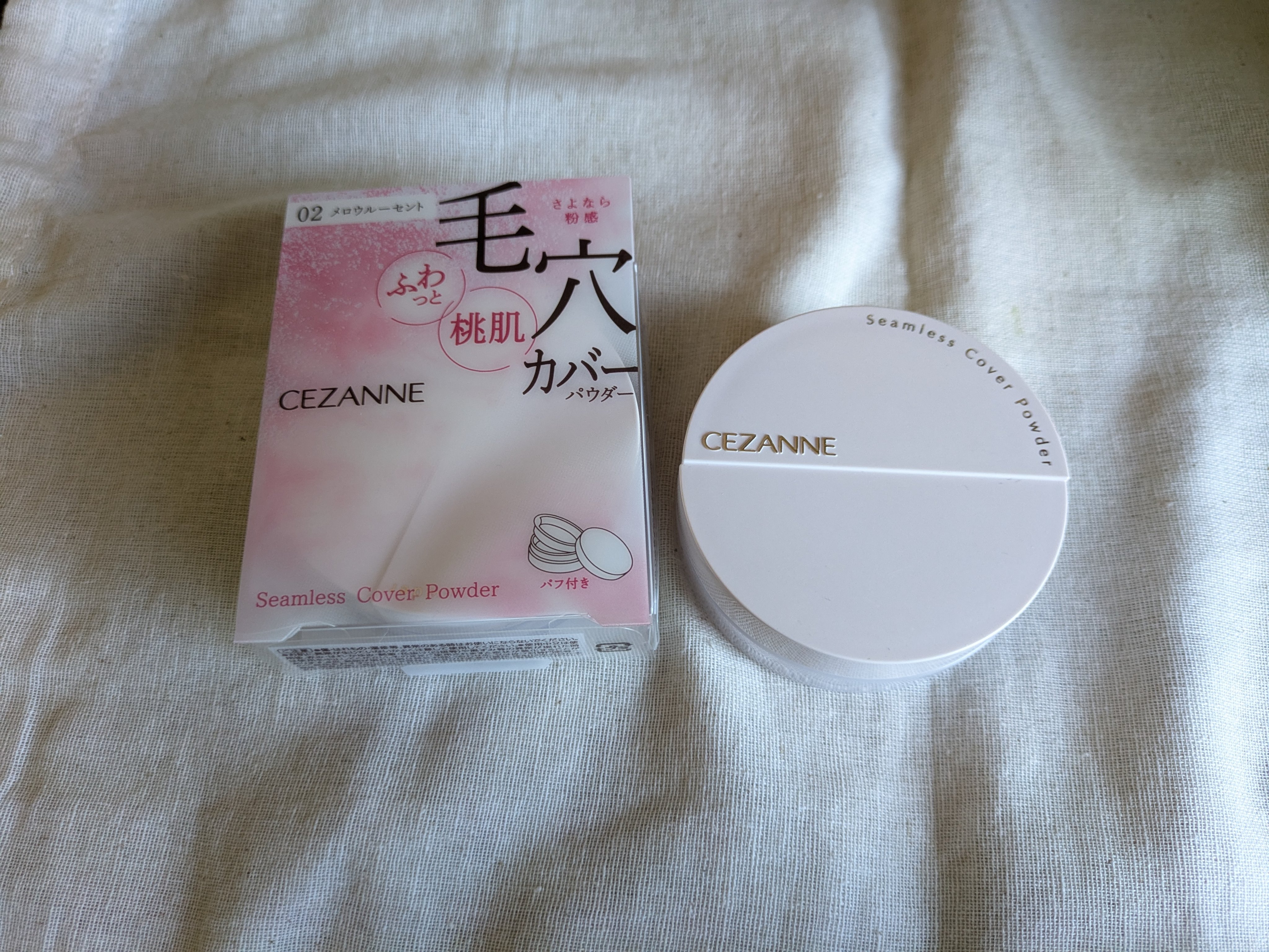 シームレスカバーパウダー/CEZANNE/フェイスパウダーを使ったクチコミ（1枚目）