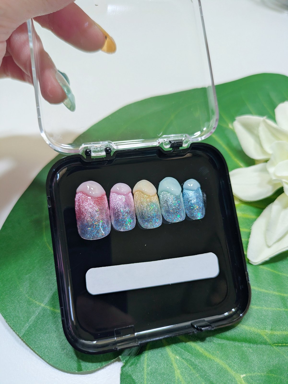 ネイルチップかき氷/ハンドメイド/ネイルチップ・パーツを使ったクチコミ（3枚目）