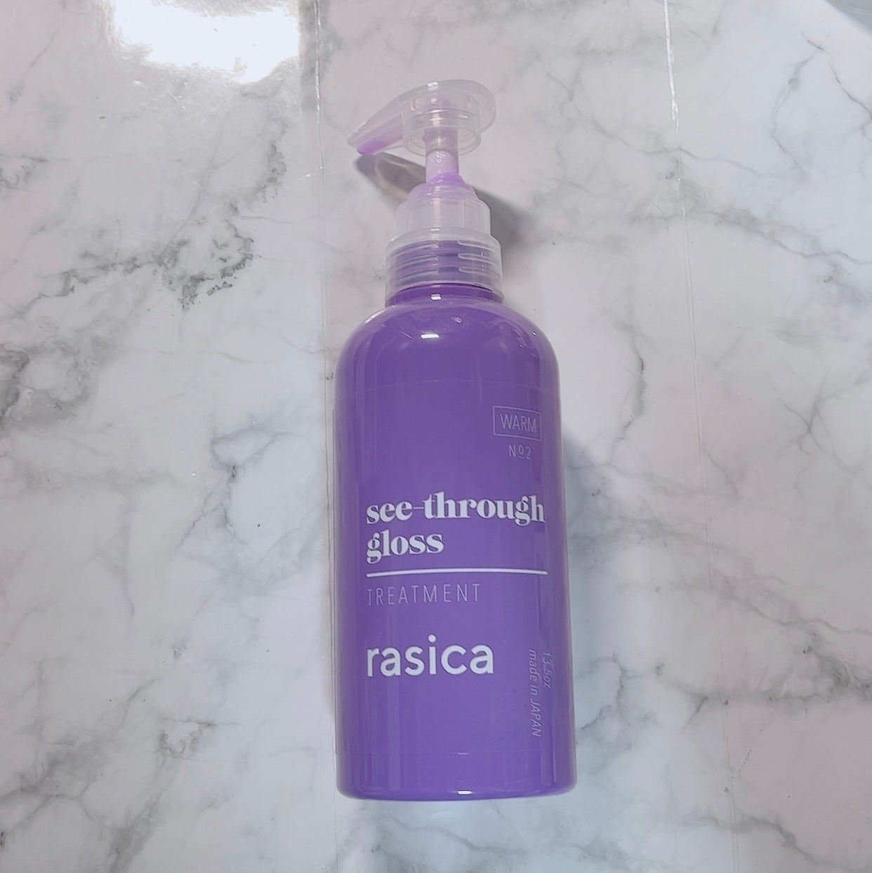 シースルーグロスシャンプー/トリートメント/rasica/市販シャンプーを使ったクチコミ(1枚目)