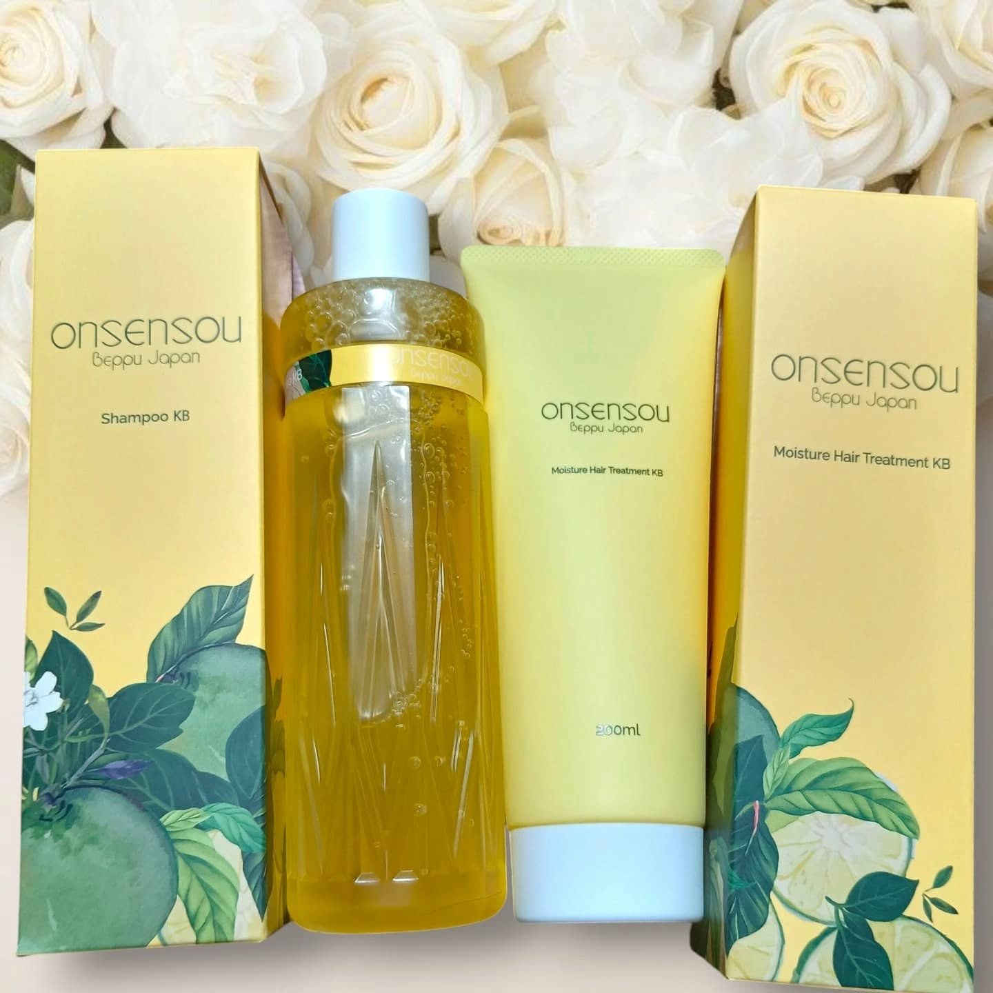 モイスチャーシャンプー／モイスチャートリートメント KABOSU/ONSENSOU/市販シャンプーを使ったクチコミ（1枚目）