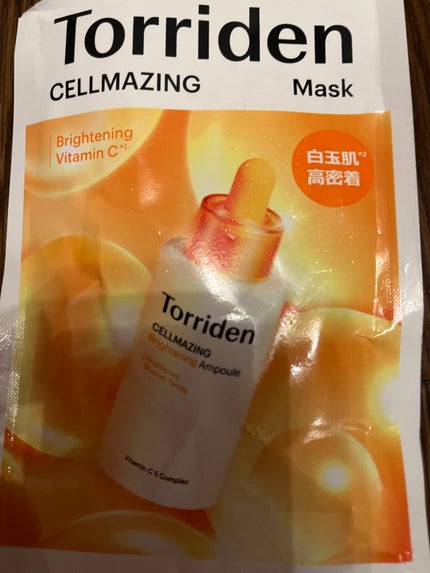 セルメイジング ビタC ブライトニングマスク/Torriden/シートマスク・パックを使ったクチコミ(1枚目)