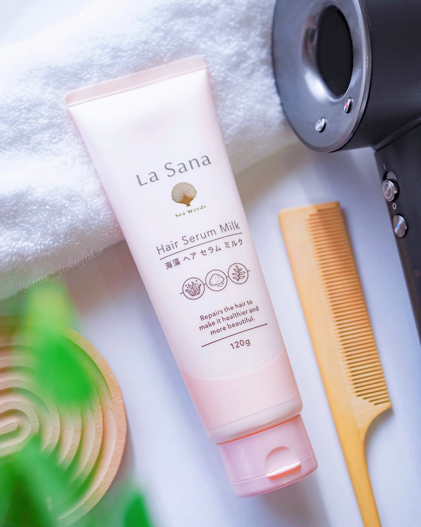 ラサーナ 海藻 ヘア セラム ミルク/ラサーナ/ヘアミルクを使ったクチコミ(1枚目)
