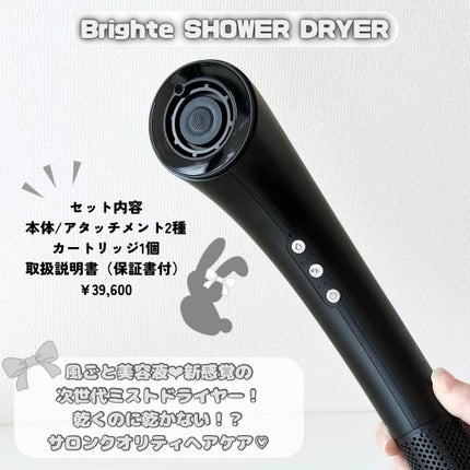 SHOWER DRYER/Brighte/ãã©ã€ã€ãŒã䜿ã£ãã¯ãã³ãïŒ2æç®ïŒ