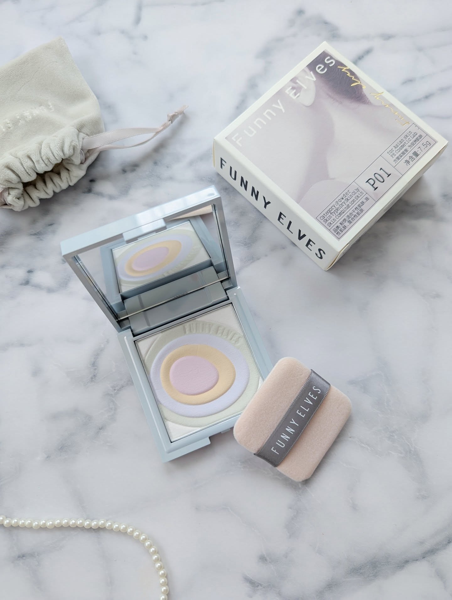 ネビュラ プレストパウダー/FUNNY ELVES方里/プレストパウダーを使ったクチコミ（1枚目）