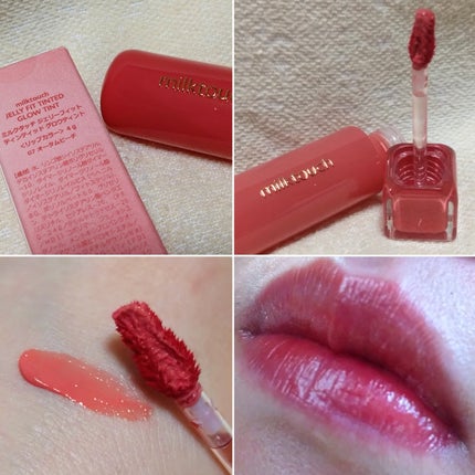 ジェリーフィットティンティッドグロウティント 07 オータムピーチ(Autumn Peach)/Milk Touch/リップティントを使ったクチコミ(3枚目)