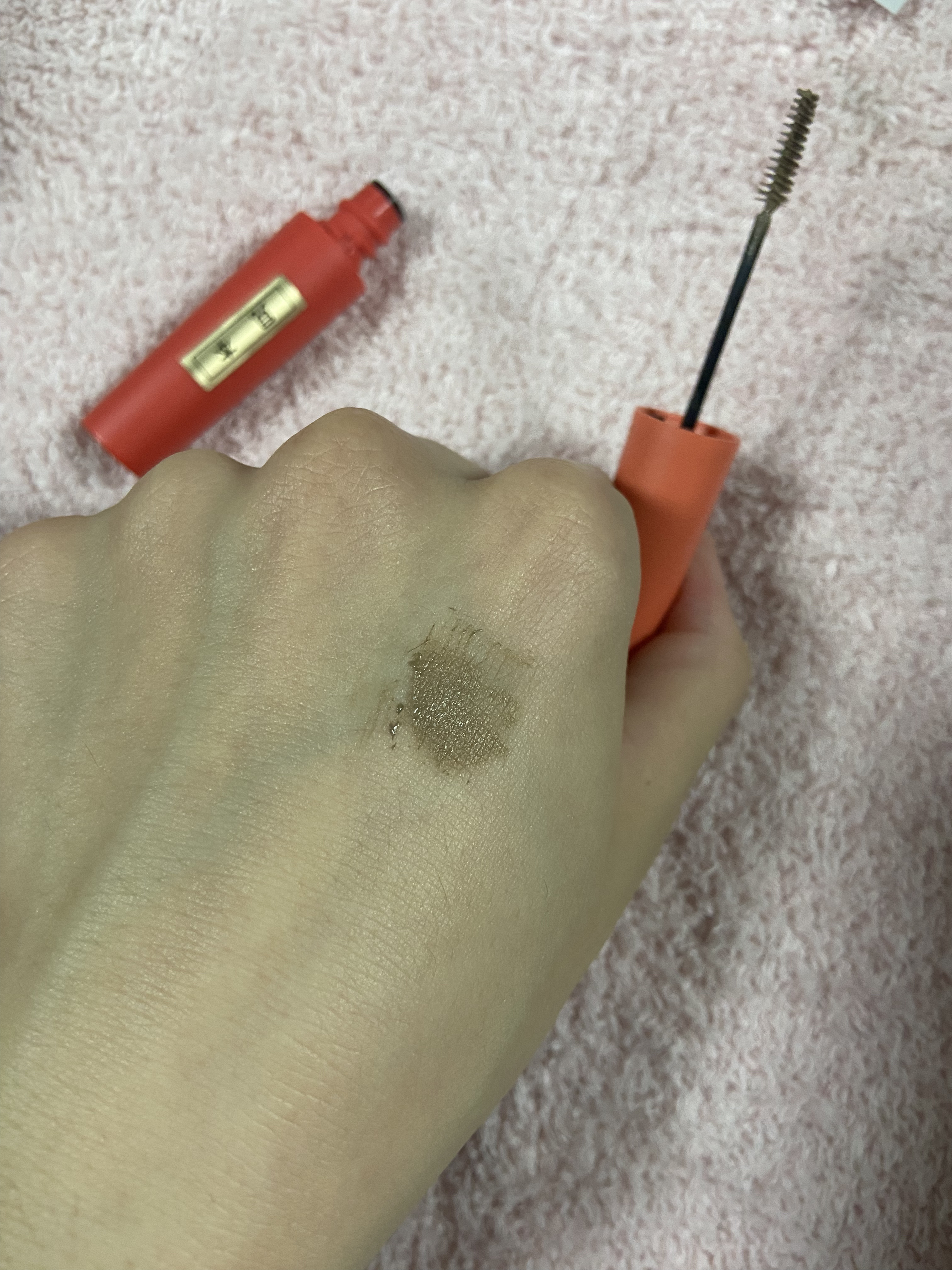 フィルム眉カラー ムーンアッシュ（数量限定）/デジャヴュ/眉マスカラを使ったクチコミ（3枚目）