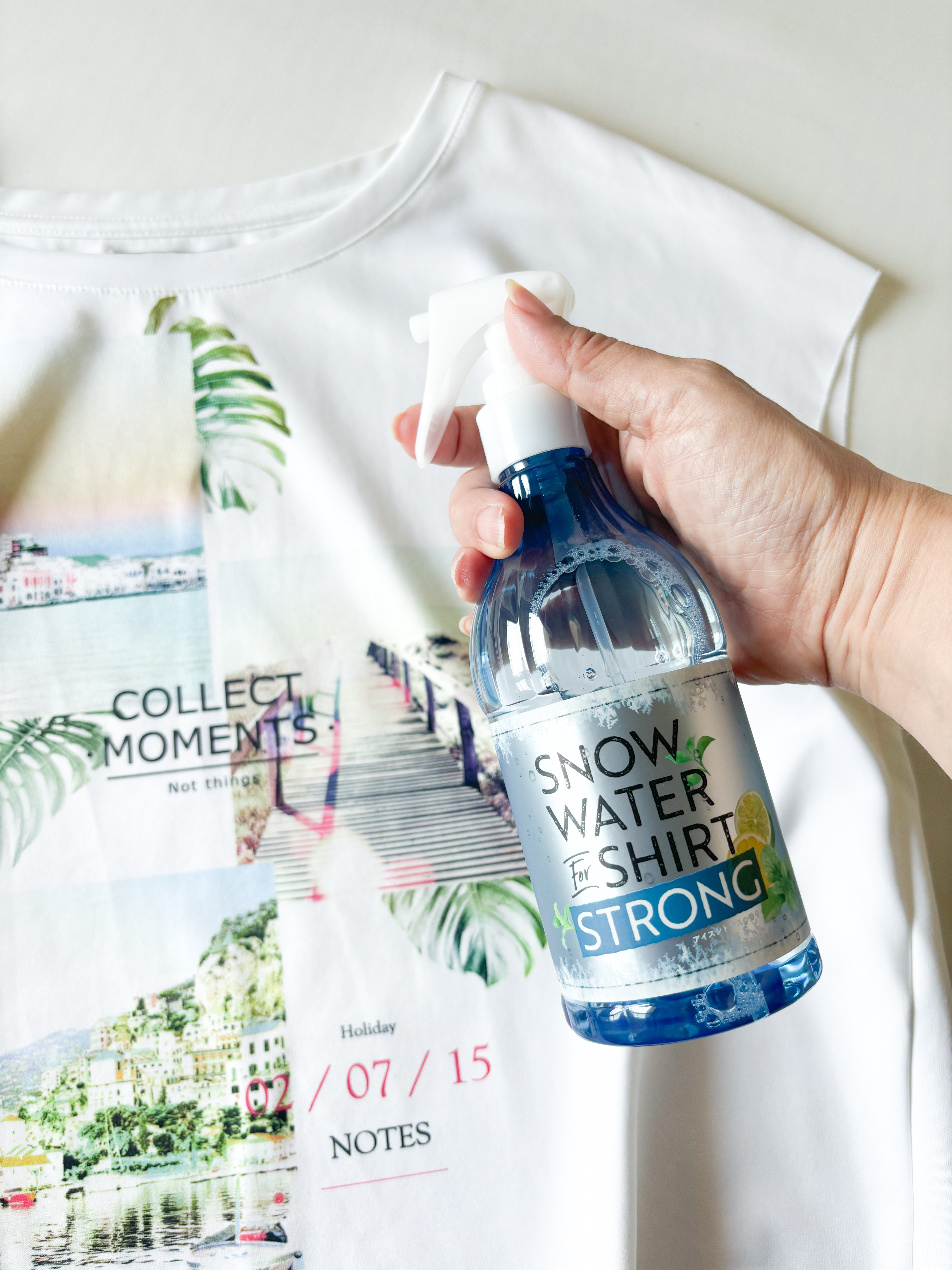 スノーウォーターフォーシャツ ストロング/デイリーアロマジャパン/デオドラント・制汗剤を使ったクチコミ（2枚目）