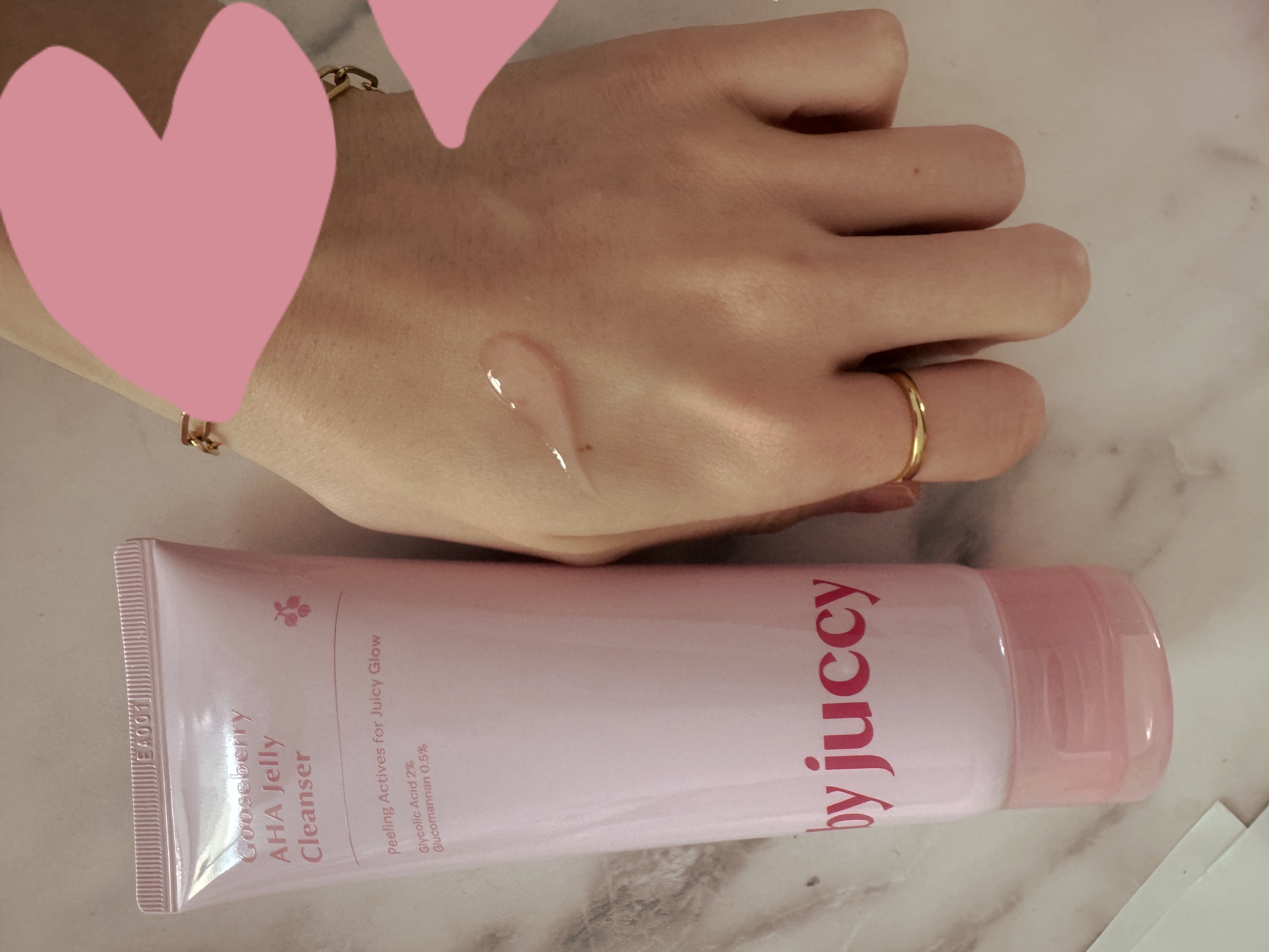 Gooseberry AHA Jelly Cleanser/By Juccy/クレンジングジェルを使ったクチコミ（3枚目）