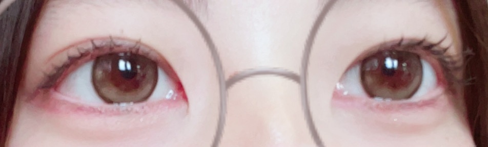 cicica 1day クロワッサンラテ/cicica/ワンデー（１DAY）カラコンを使ったクチコミ（2枚目）