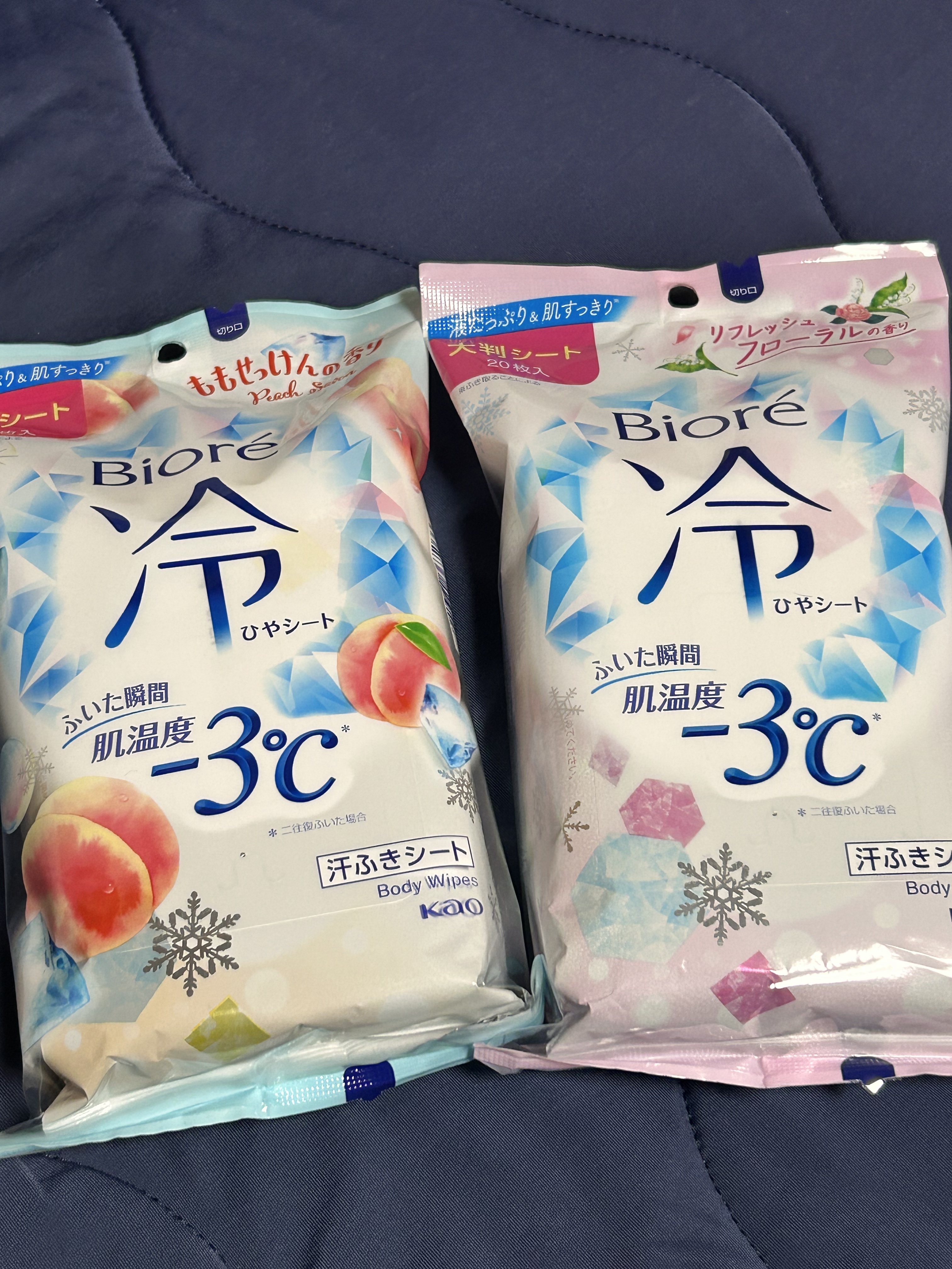 冷シート リフレッシュフローラルの香り/ビオレ/ボディシートを使ったクチコミ（1枚目）