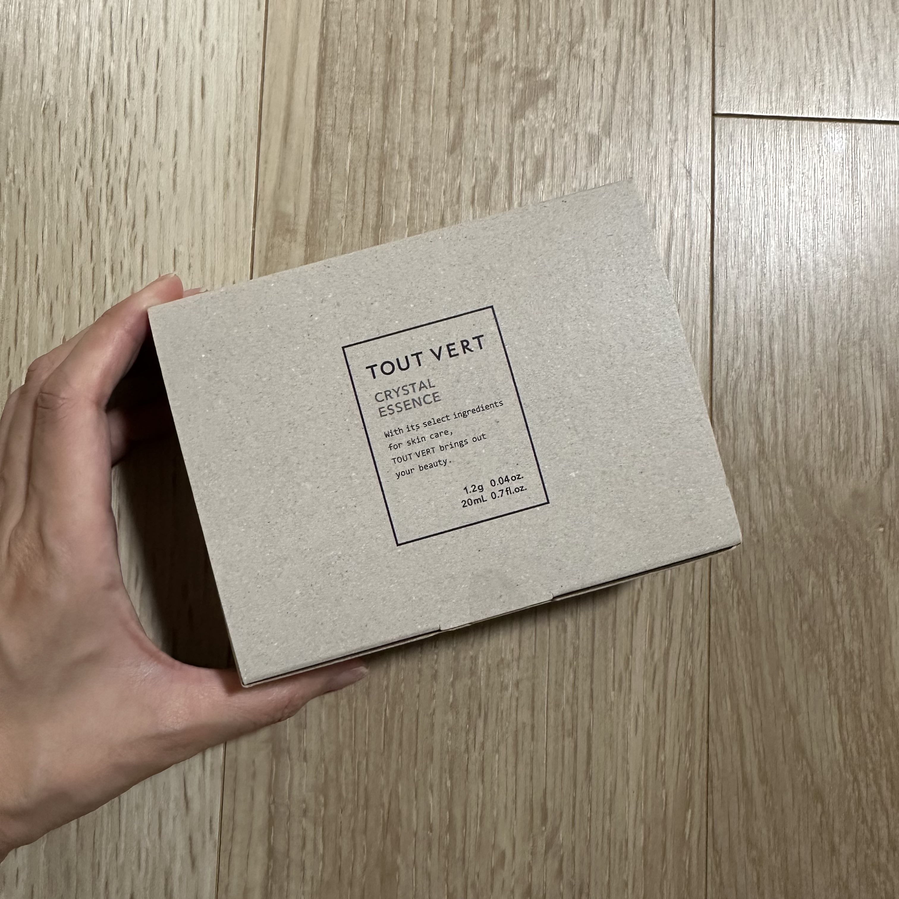 クリスタルエッセンス/TOUT VERT/美容液を使ったクチコミ（1枚目）