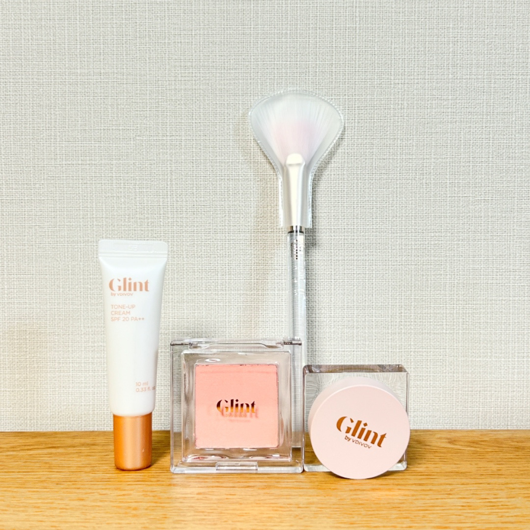 ハイライター Peach Quartz/Glint/パウダーハイライトを使ったクチコミ（1枚目）