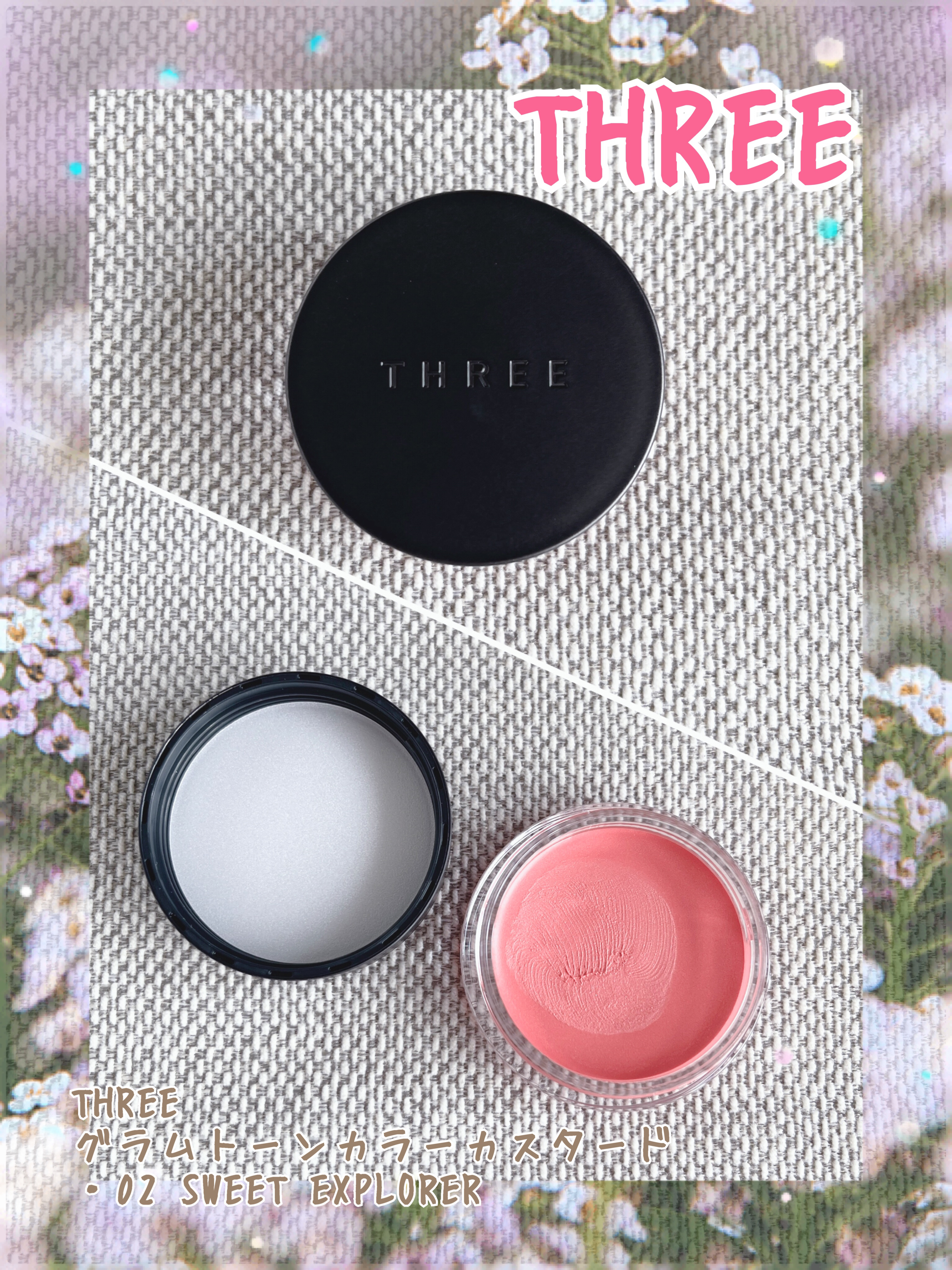 THREE グラムトーンカラーカスタード/THREE/ジェル・クリームチークを使ったクチコミ（1枚目）