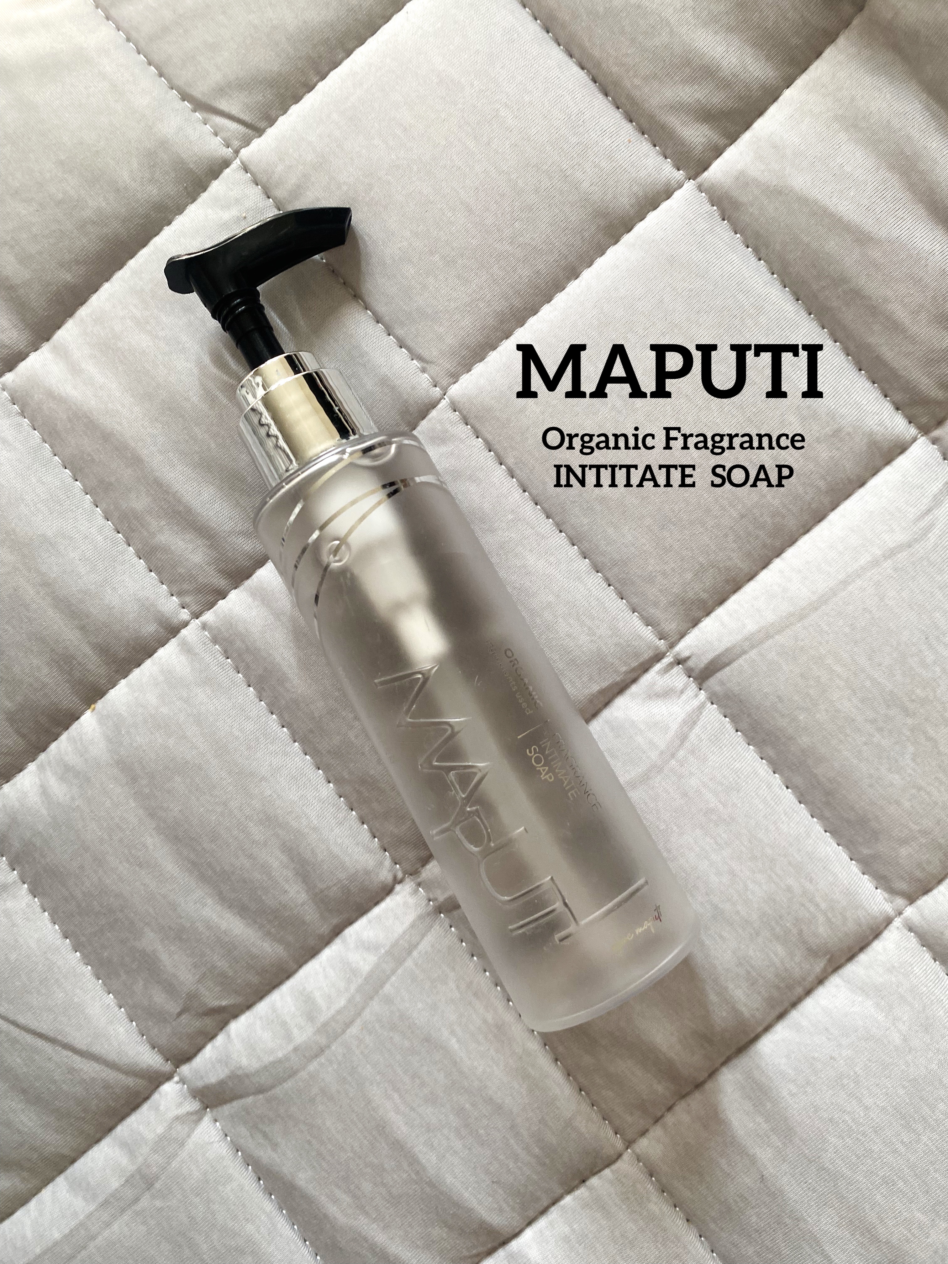 オーガニックフレグランスインティメイトソープ MAPUTI/MAPUTI/デリケートゾーンケアを使ったクチコミ（1枚目）