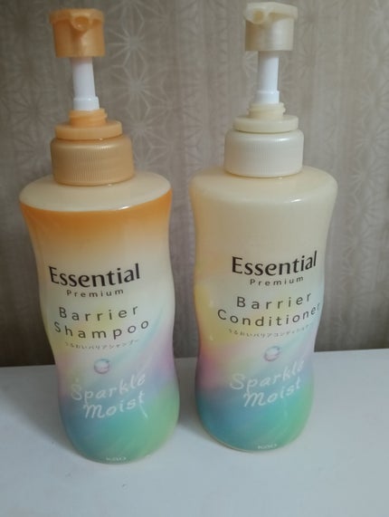 エッセンシャルプレミアム バリアシャンプー・コンディショナー スパークルモイスト/エッセンシャル/市販シャンプーを使ったクチコミ(1枚目)