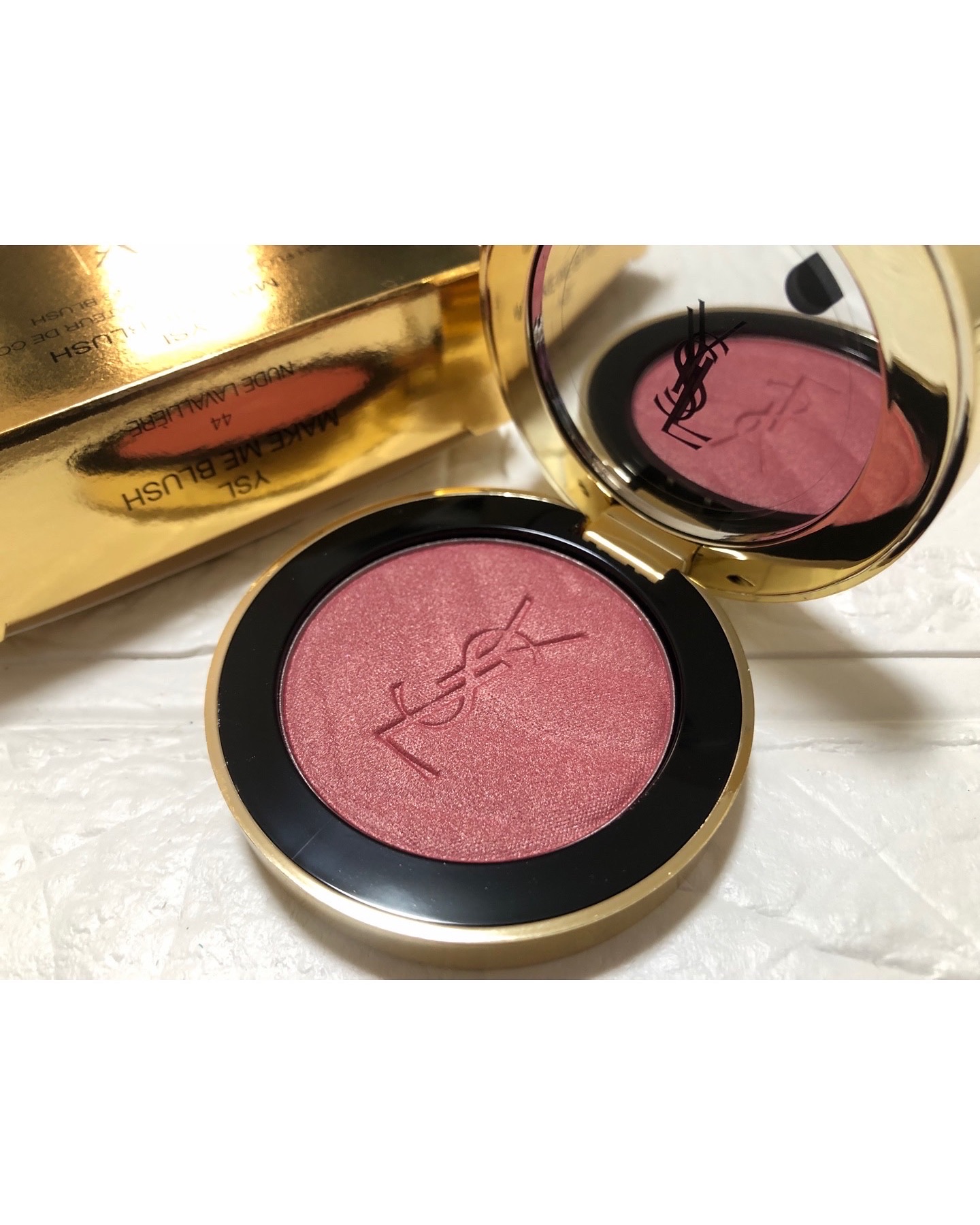 YSL メイクミーブラッシュ パウダー/YVES SAINT LAURENT BEAUTE/パウダーチークを使ったクチコミ（2枚目）