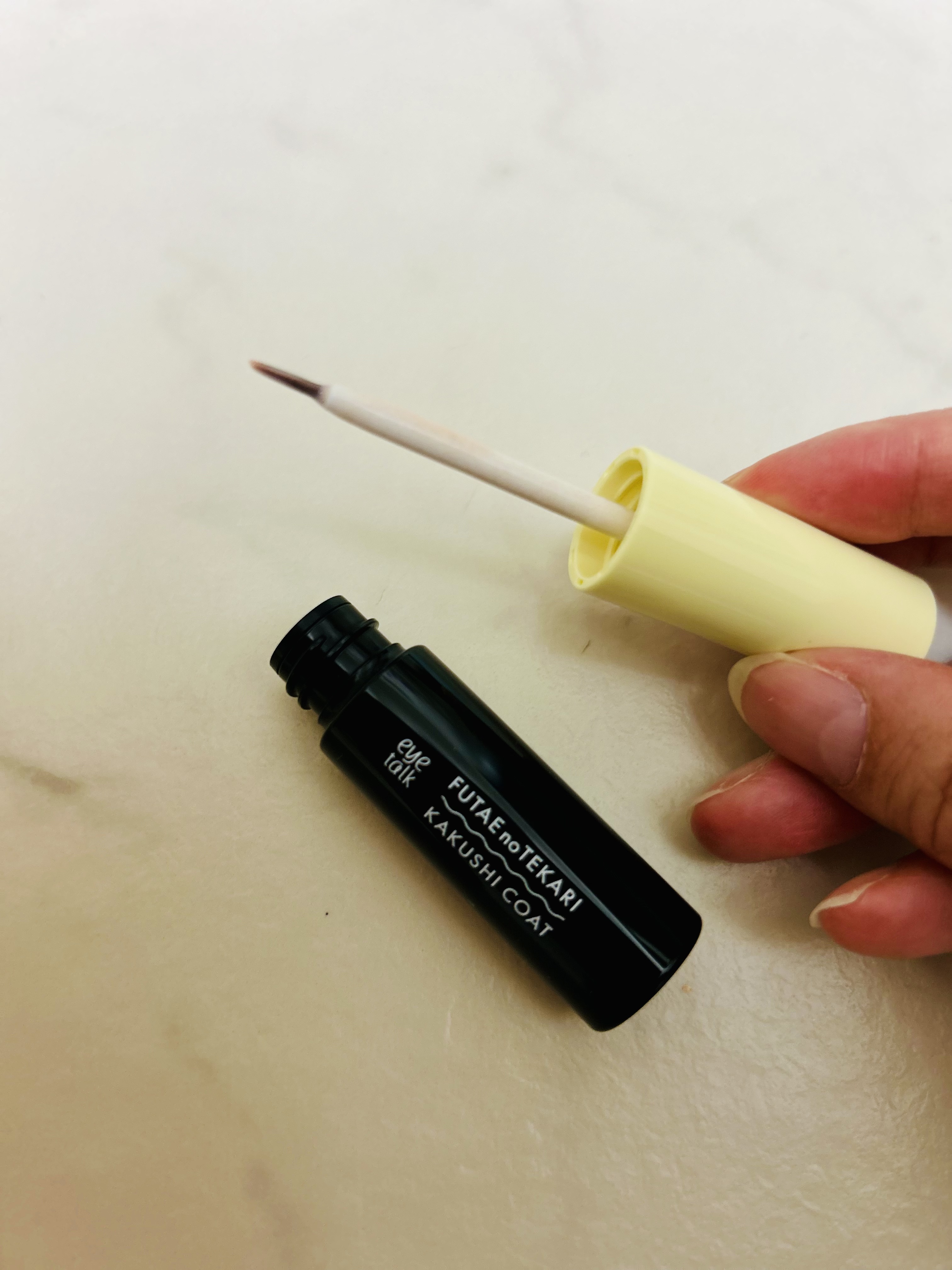 ふたえのテカリ隠しコート/アイトーク/二重まぶた用アイテムを使ったクチコミ（2枚目）