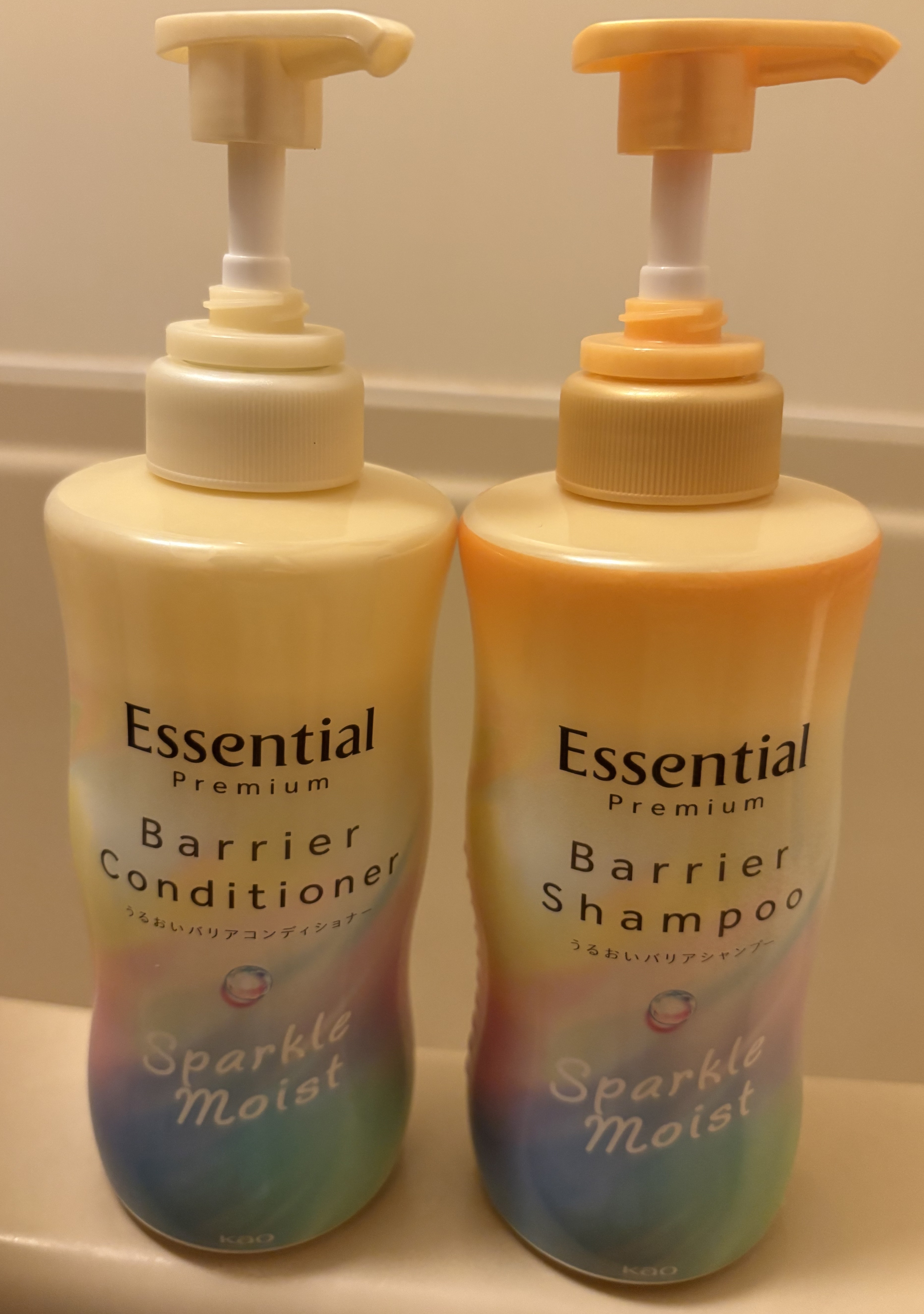 エッセンシャルプレミアム バリアシャンプー・コンディショナー スパークルモイスト/エッセンシャル/市販シャンプーを使ったクチコミ（1枚目）