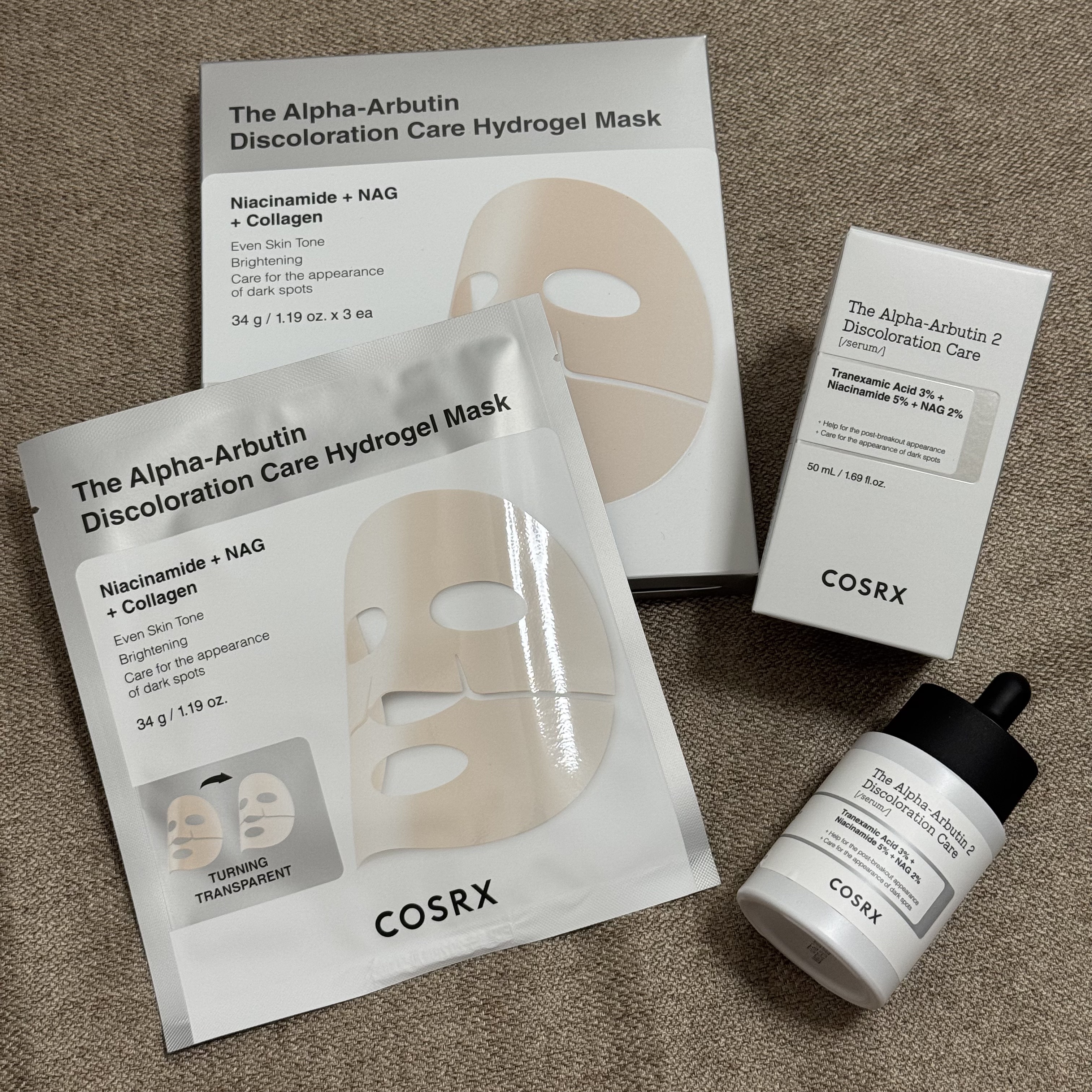 RXザ・アルファ アルブチン ハイドロゲルパック/COSRX/シートマスク・パックを使ったクチコミ（1枚目）