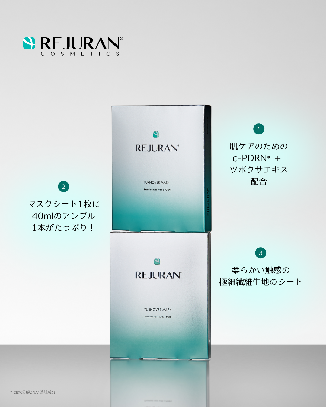 REJURAN ターンオーバーマスク(5枚入り)/REJURAN COSMETICS/シートマスク・パックを使ったクチコミ(3枚目)