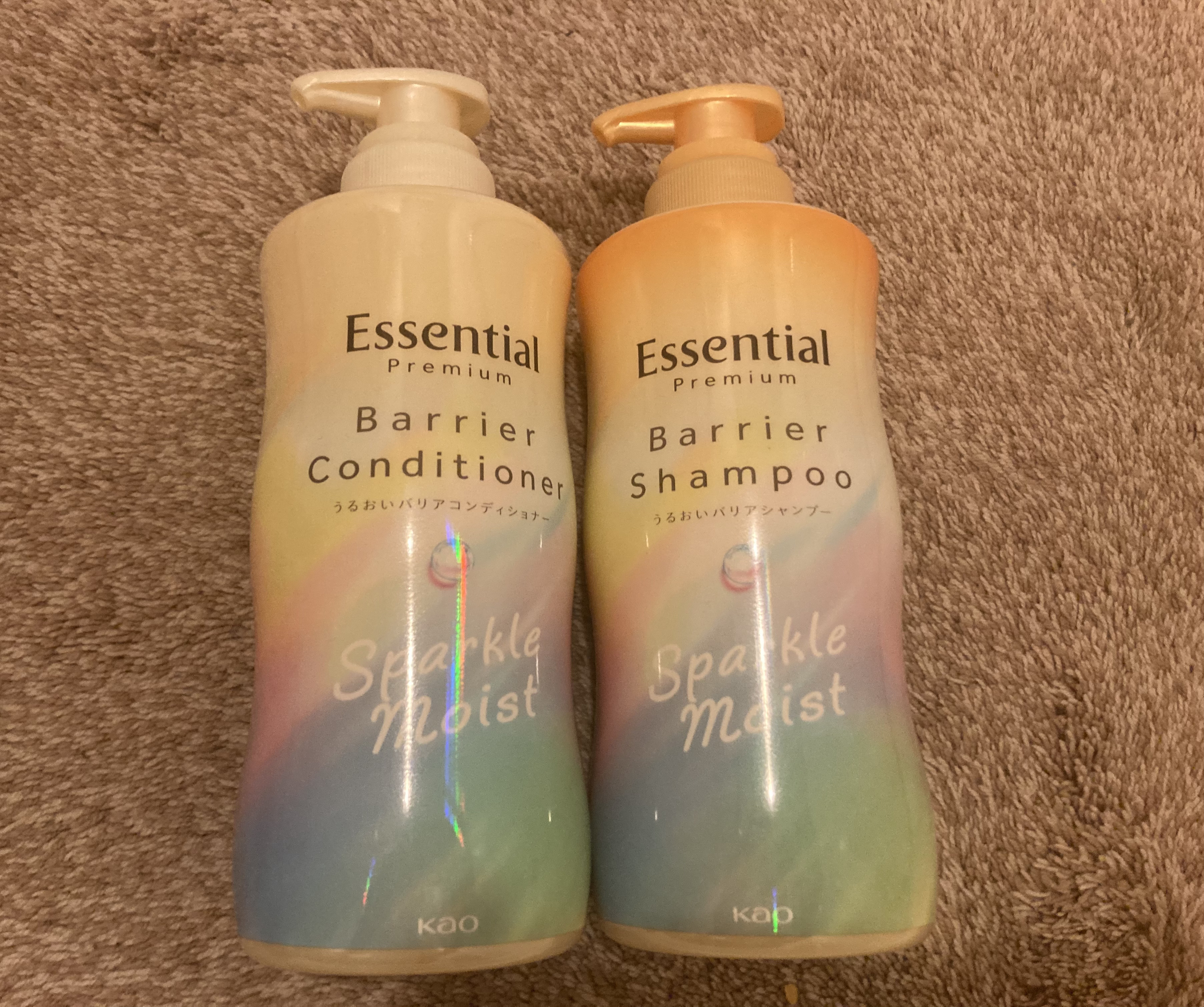 エッセンシャルプレミアム バリアシャンプー・コンディショナー スパークルモイスト/エッセンシャル/市販シャンプーを使ったクチコミ（1枚目）