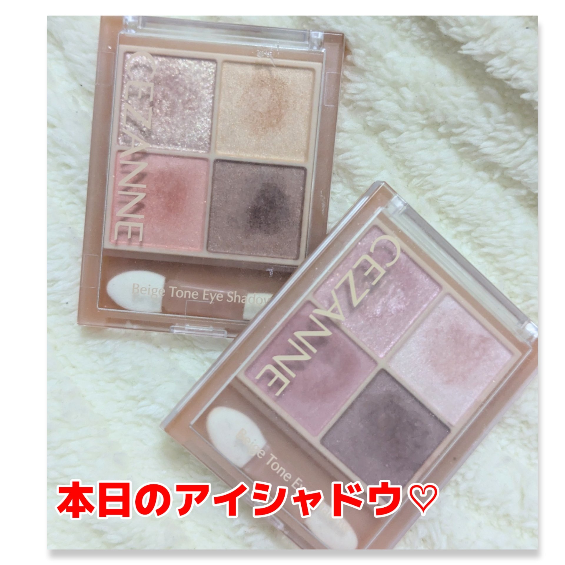 ベージュトーンアイシャドウ/CEZANNE/アイシャドウパレットを使ったクチコミ（1枚目）