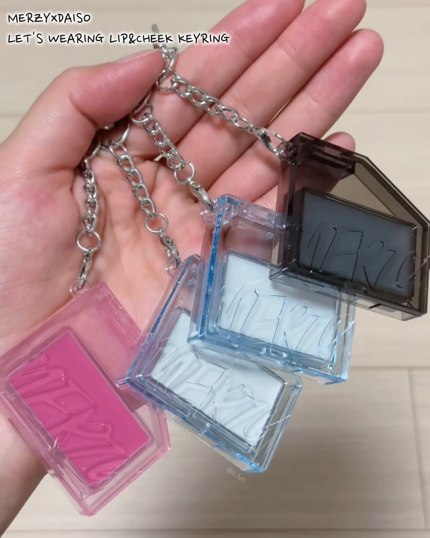 Let's wearing blur tint keyring/MERZY/リップティントを使ったクチコミ（2枚目）
