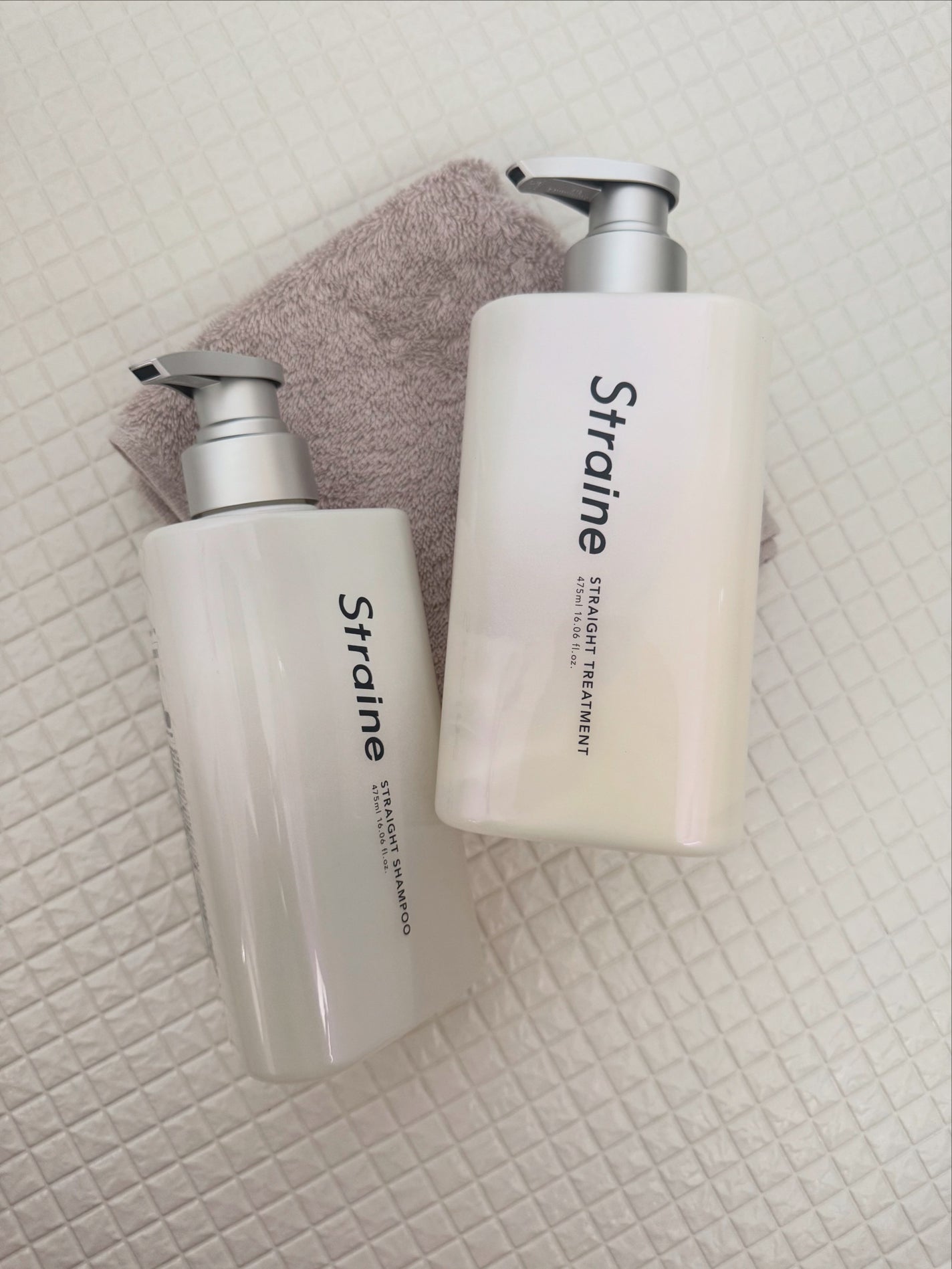 ストレートシャンプー/ストレートトリートメント ホワイトブロッサムの香り/Straine/市販シャンプーを使ったクチコミ(1枚目)