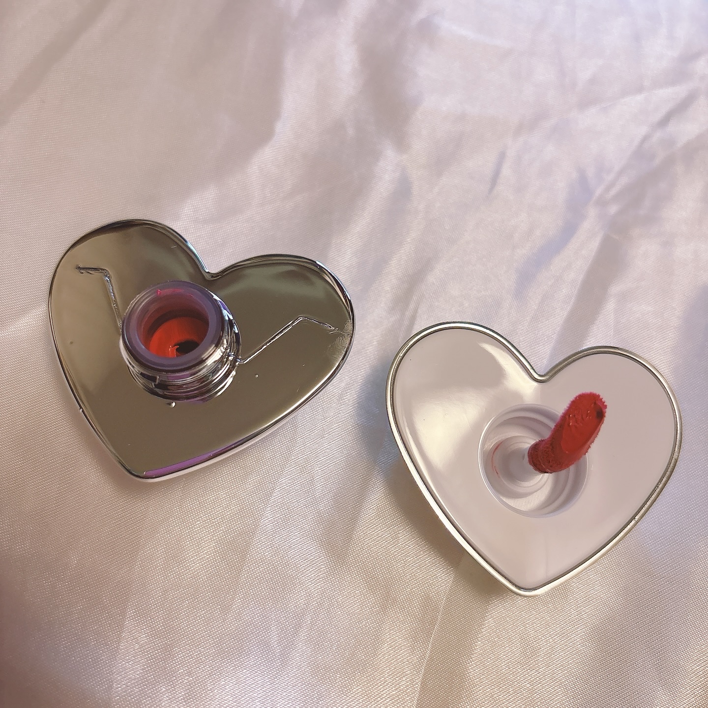 シルバーパース ムースクリーム リップ＆チーク 08 ローコーラル/oiad/ジェル・クリームチークを使ったクチコミ（2枚目）