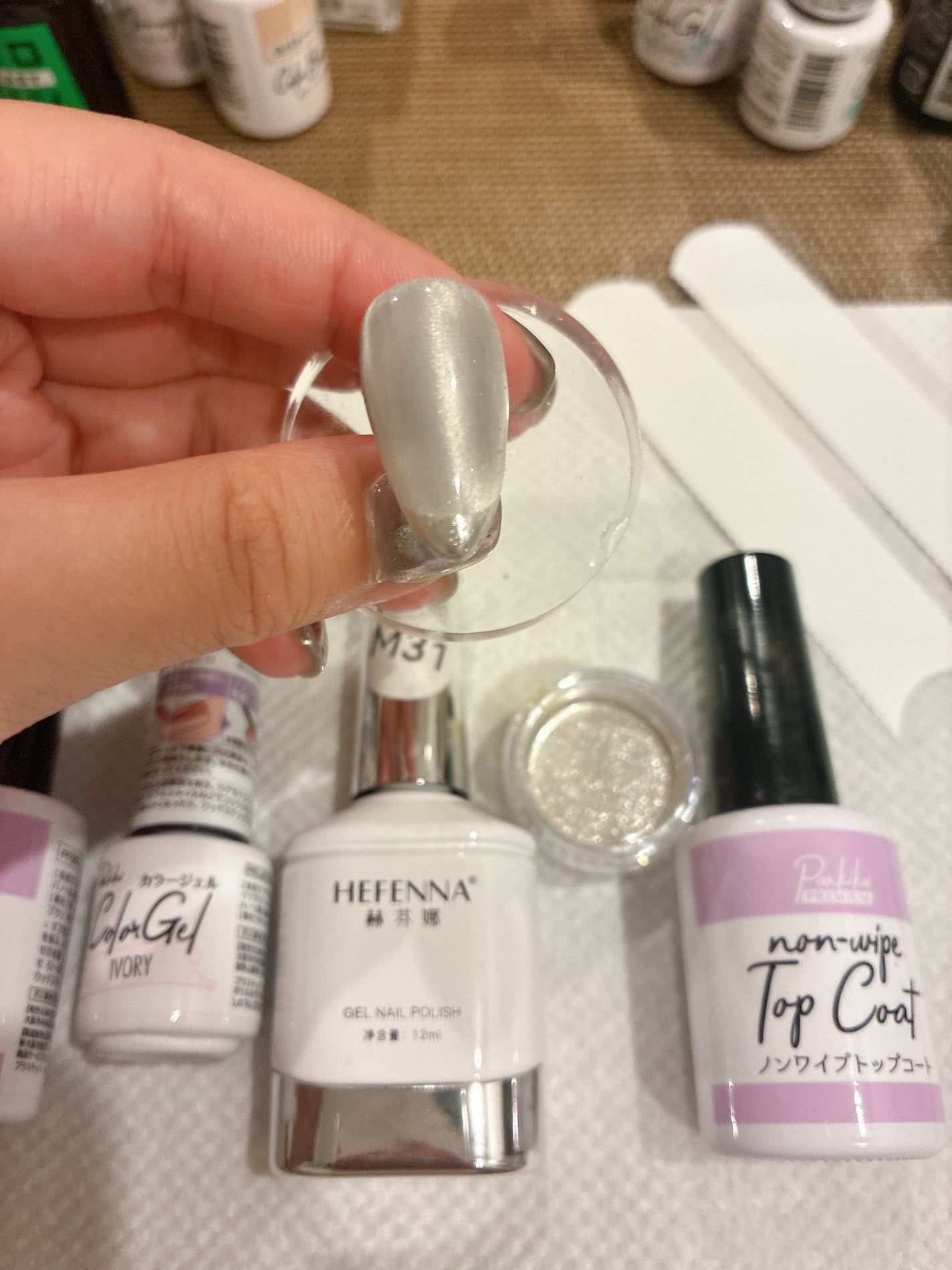 ミラーネイルパウダー/DAISO/ネイル用品を使ったクチコミ(2枚目)