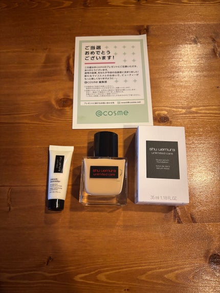 アンリミテッド ケア ツヤ セラム ファンデーション/shu uemura/リキッドファンデーションを使ったクチコミ(2枚目)