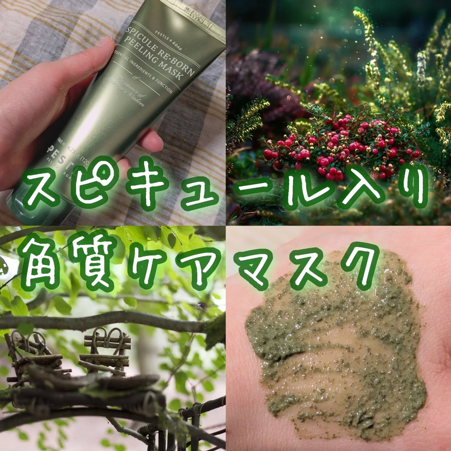 スピキュールピーリングマスク/PESTLO/ピーリングを使ったクチコミ（1枚目）