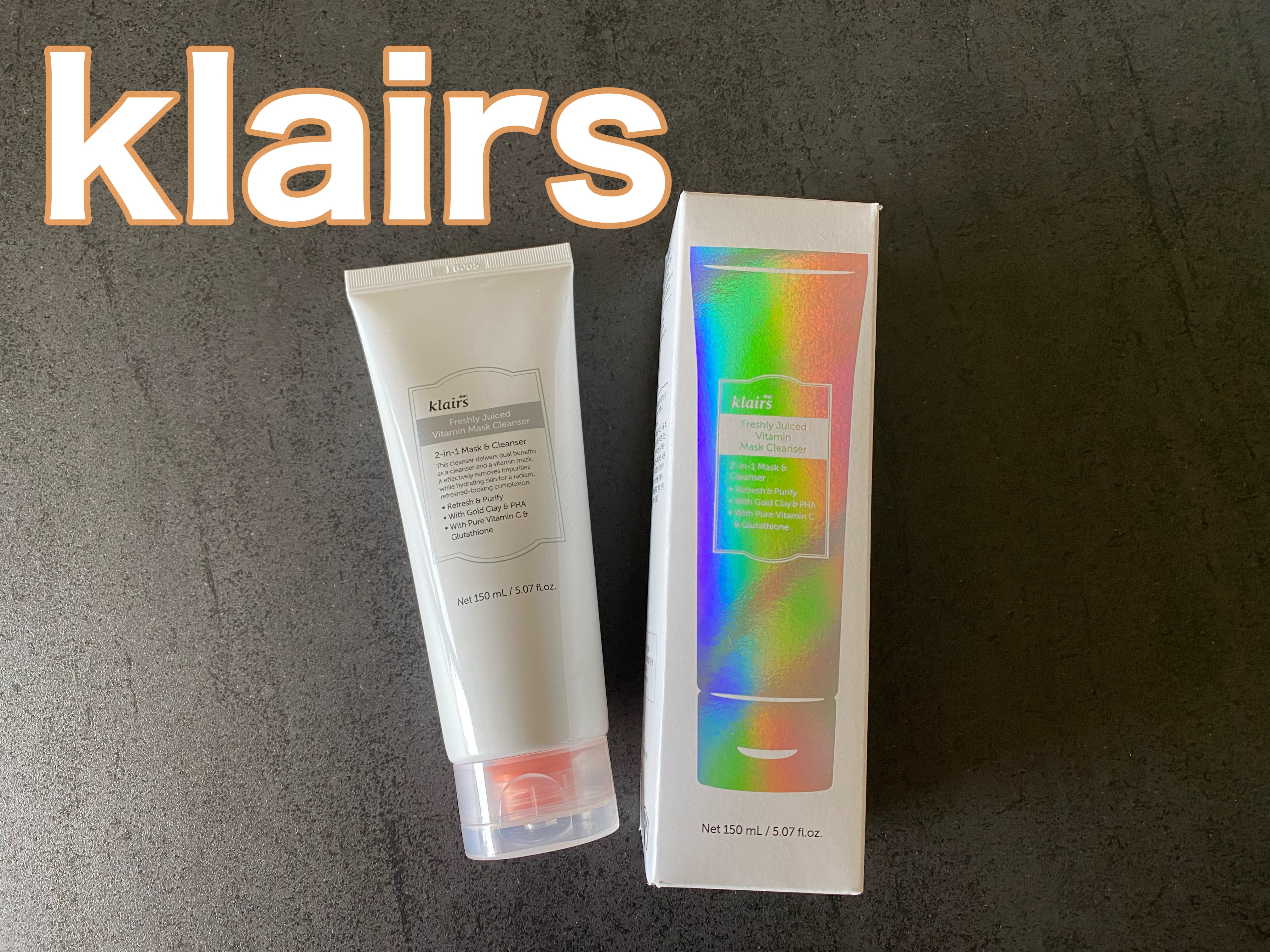 ヒアルビタグルパッククレンザー/Klairs/洗顔フォームを使ったクチコミ（1枚目）