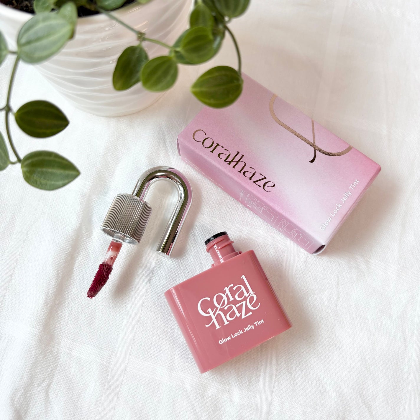 グロウロックゼリーティント/Coralhaze/リップティントを使ったクチコミ(3枚目)