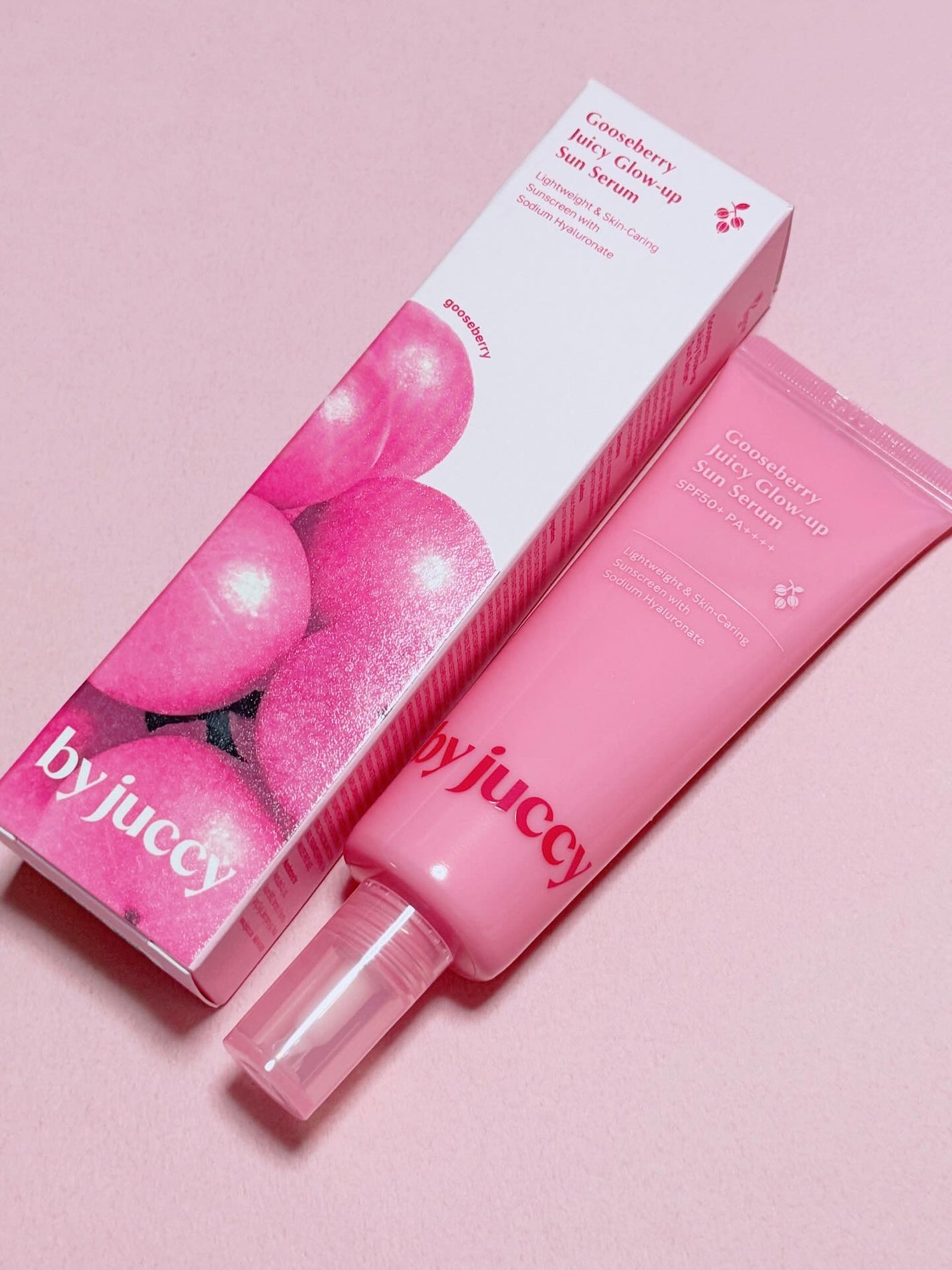 Gooseberry Juicy Glow-up Sun Serum/By Juccy/日焼け止めミルクを使ったクチコミ(1枚目)