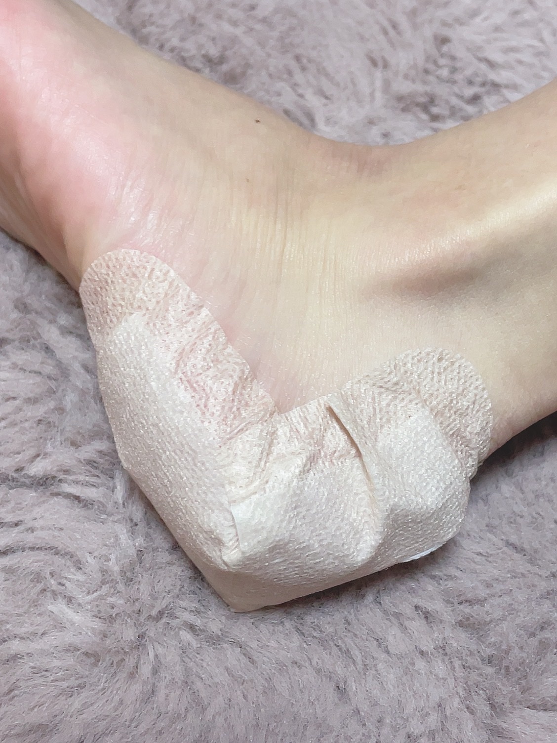 シアバター スリーピング ヒール パッチ/BAREN/レッグ・フットケアを使ったクチコミ（3枚目）