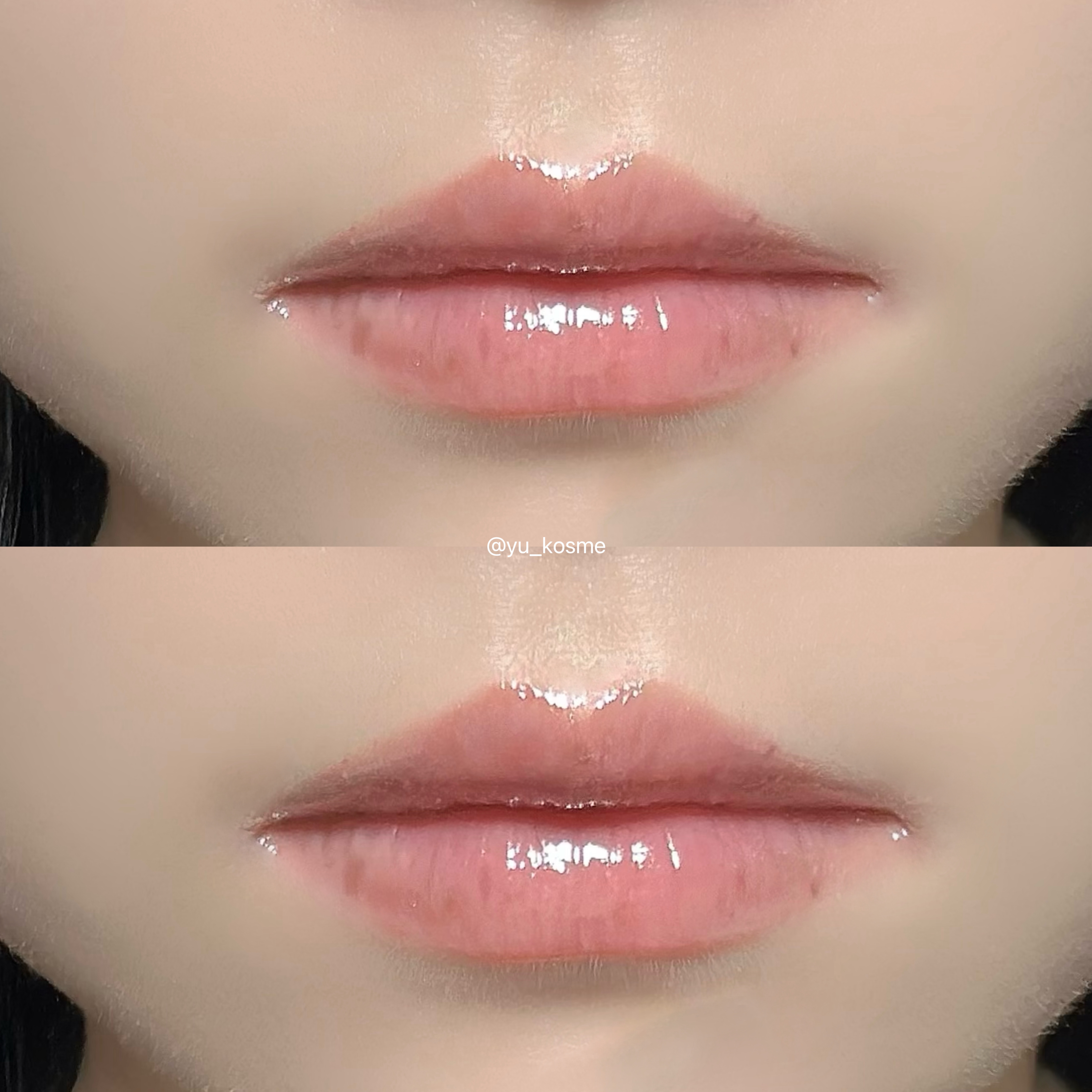 GLOWY TINT BALM/AOU/リップグロスを使ったクチコミ（3枚目）