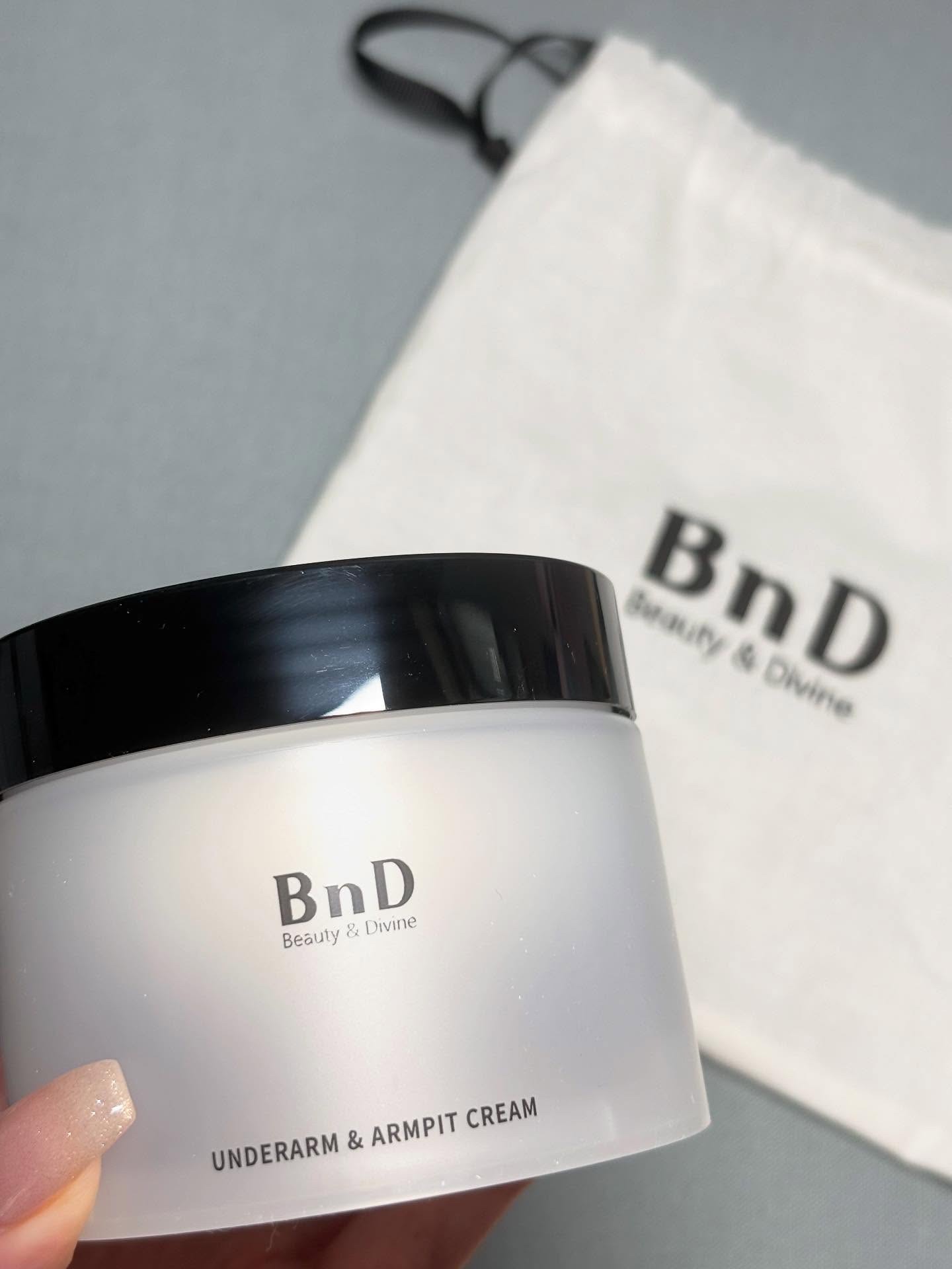 BnDアンダーアームクリーム(ボディクリーム)/BnD/デリケートゾーンケアを使ったクチコミ（1枚目）