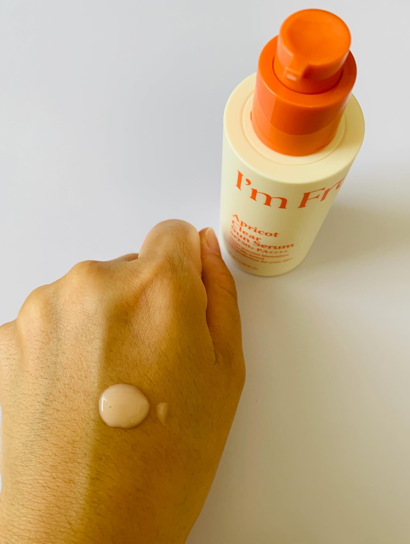 アプリコットクリアサンセラム/I'm from/日焼け止めローションを使ったクチコミ（3枚目）