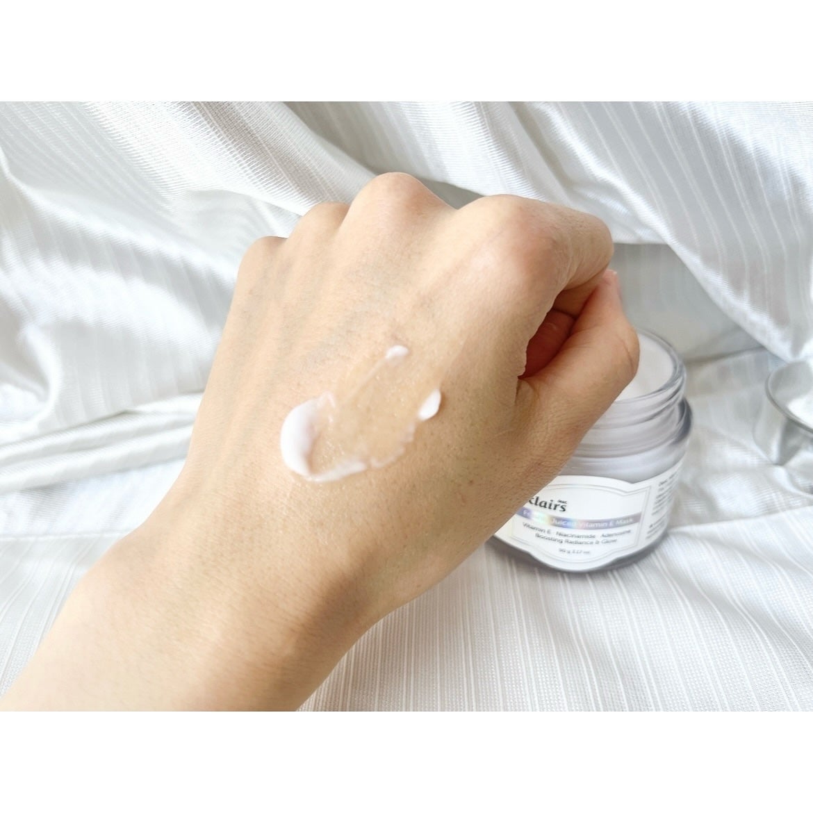 フレッシュリージュースドビタミンEマスク(90g)/Klairs/フェイスクリームを使ったクチコミ(3枚目)