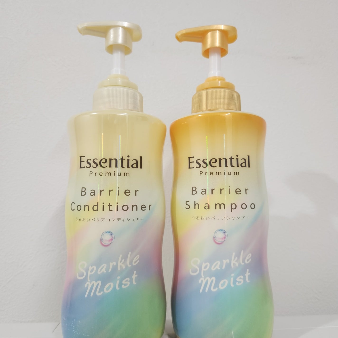 エッセンシャルプレミアム バリアシャンプー・コンディショナー スパークルモイスト/エッセンシャル/市販シャンプーを使ったクチコミ(1枚目)